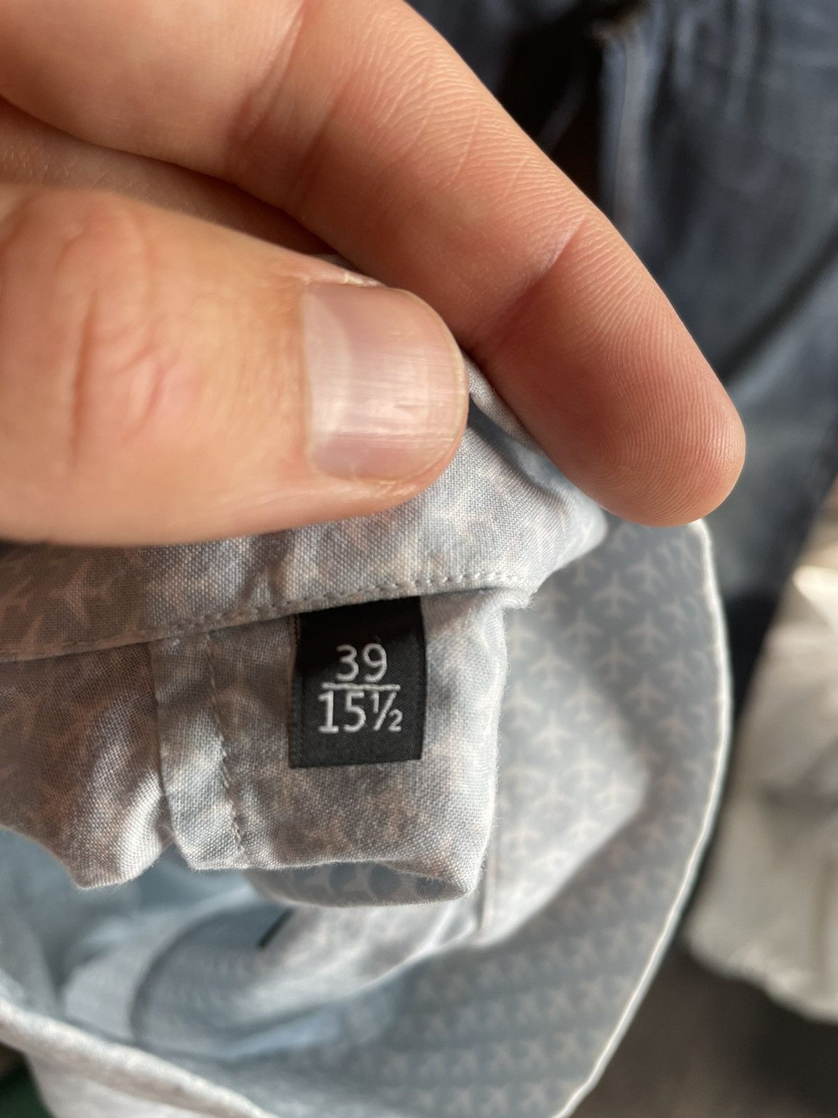 Gucci Light Blue Airplane Print GG Logo Button-Up Shirt Size US M / EU 48-50 / 2 - 8 Thumbnail