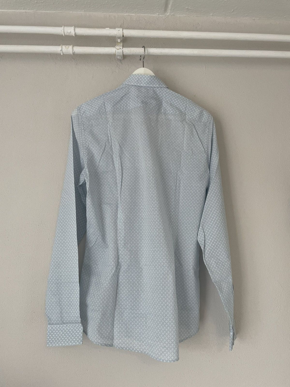 Gucci Light Blue Airplane Print GG Logo Button-Up Shirt Size US M / EU 48-50 / 2 - 9 Thumbnail