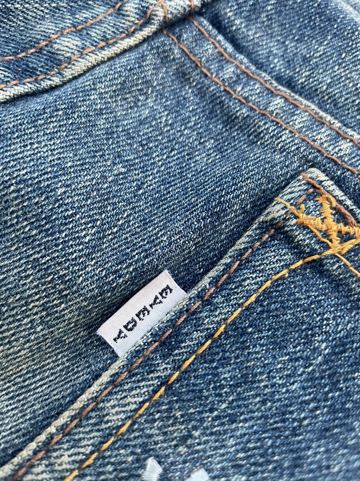 Japanese Brand × Vintage Eyedy Vintage Redline Selvedge Aging Wash Denim Size US 31 - 18 Thumbnail