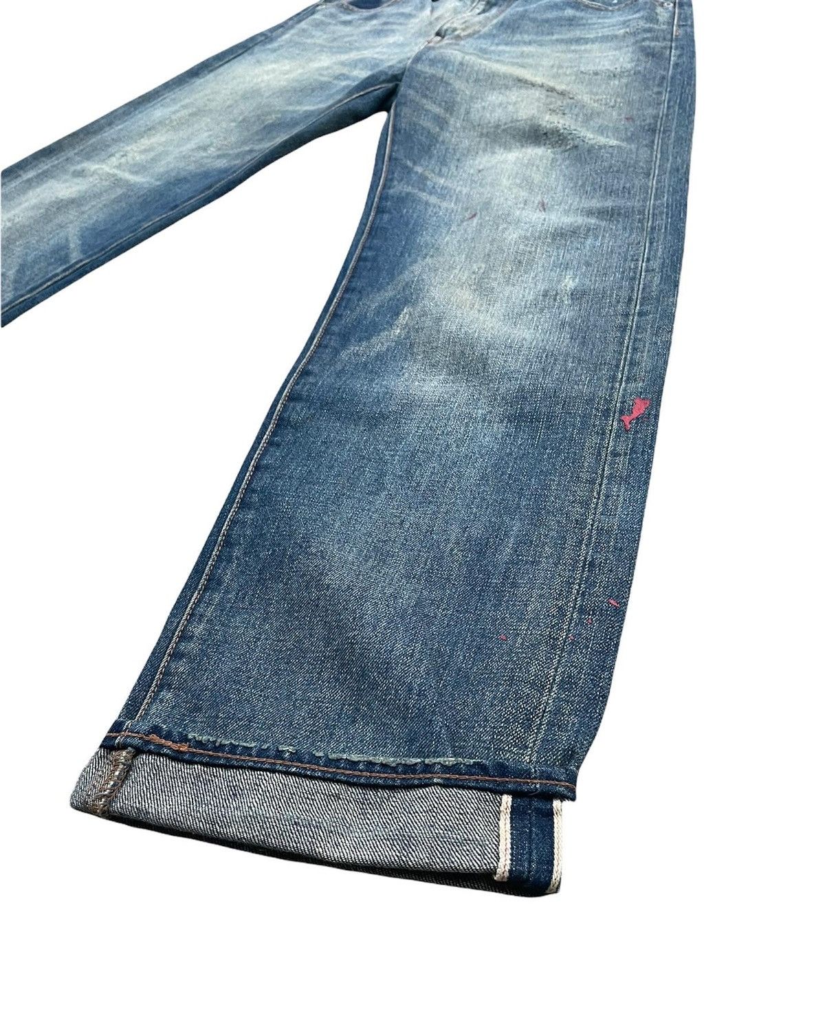 Japanese Brand × Vintage Eyedy Vintage Redline Selvedge Aging Wash Denim Size US 31 - 2 Thumbnail