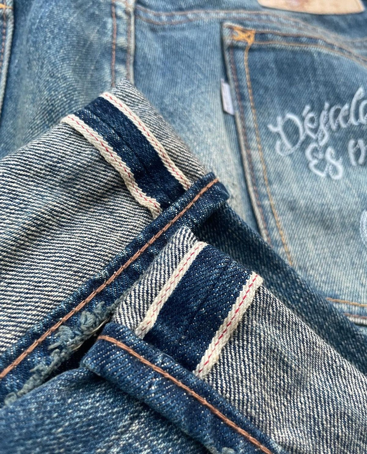 Japanese Brand × Vintage Eyedy Vintage Redline Selvedge Aging Wash Denim Size US 31 - 10 Thumbnail