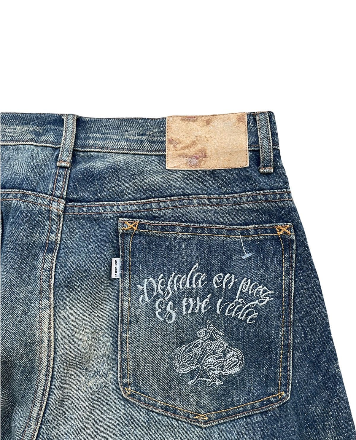 Japanese Brand × Vintage Eyedy Vintage Redline Selvedge Aging Wash Denim Size US 31 - 16 Thumbnail
