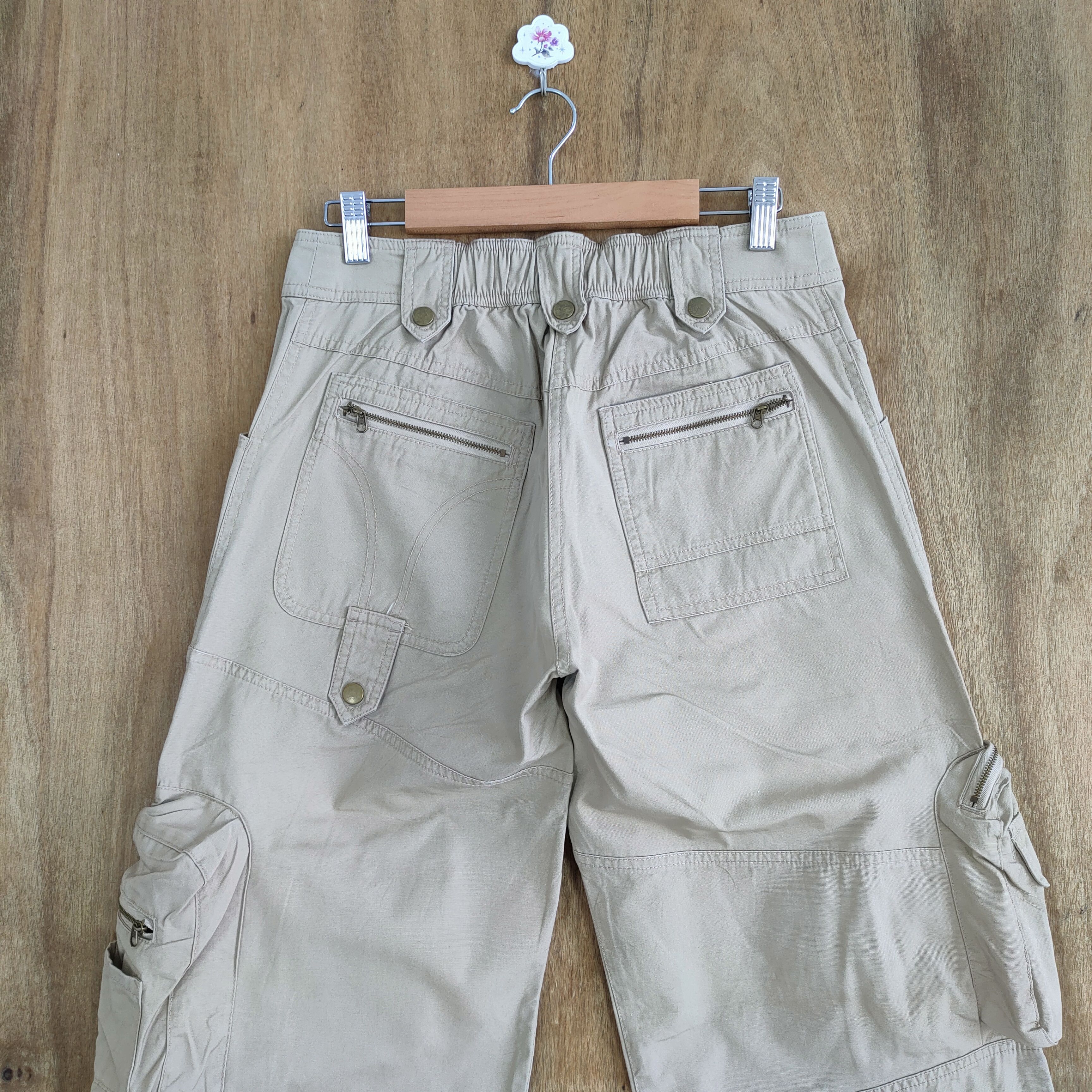 Japanese Brand WAVELIST 3D POCKET WOMEN CARGO PANTS Size US 30 / EU 46 - 10 Thumbnail