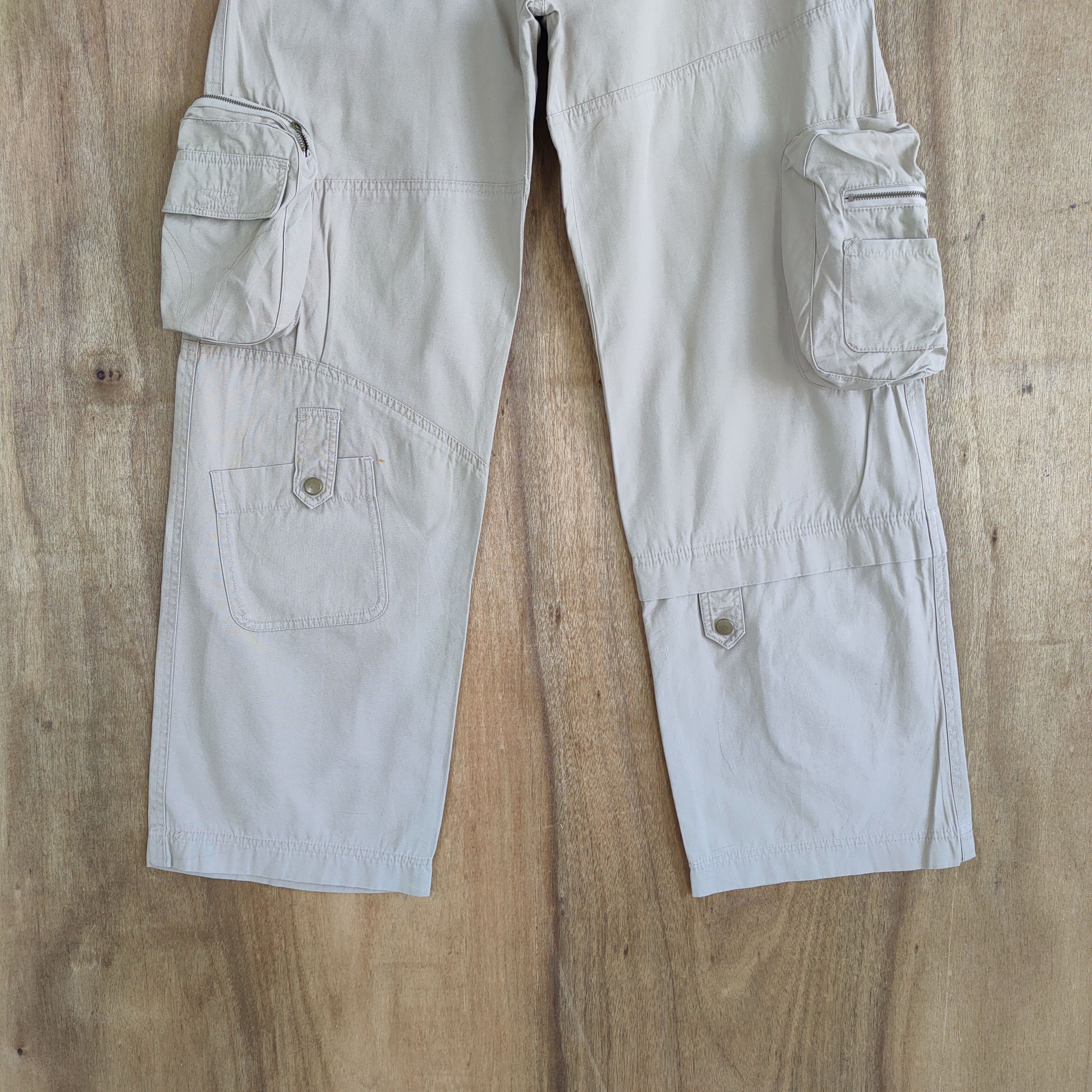 Japanese Brand WAVELIST 3D POCKET WOMEN CARGO PANTS Size US 30 / EU 46 - 3 Thumbnail