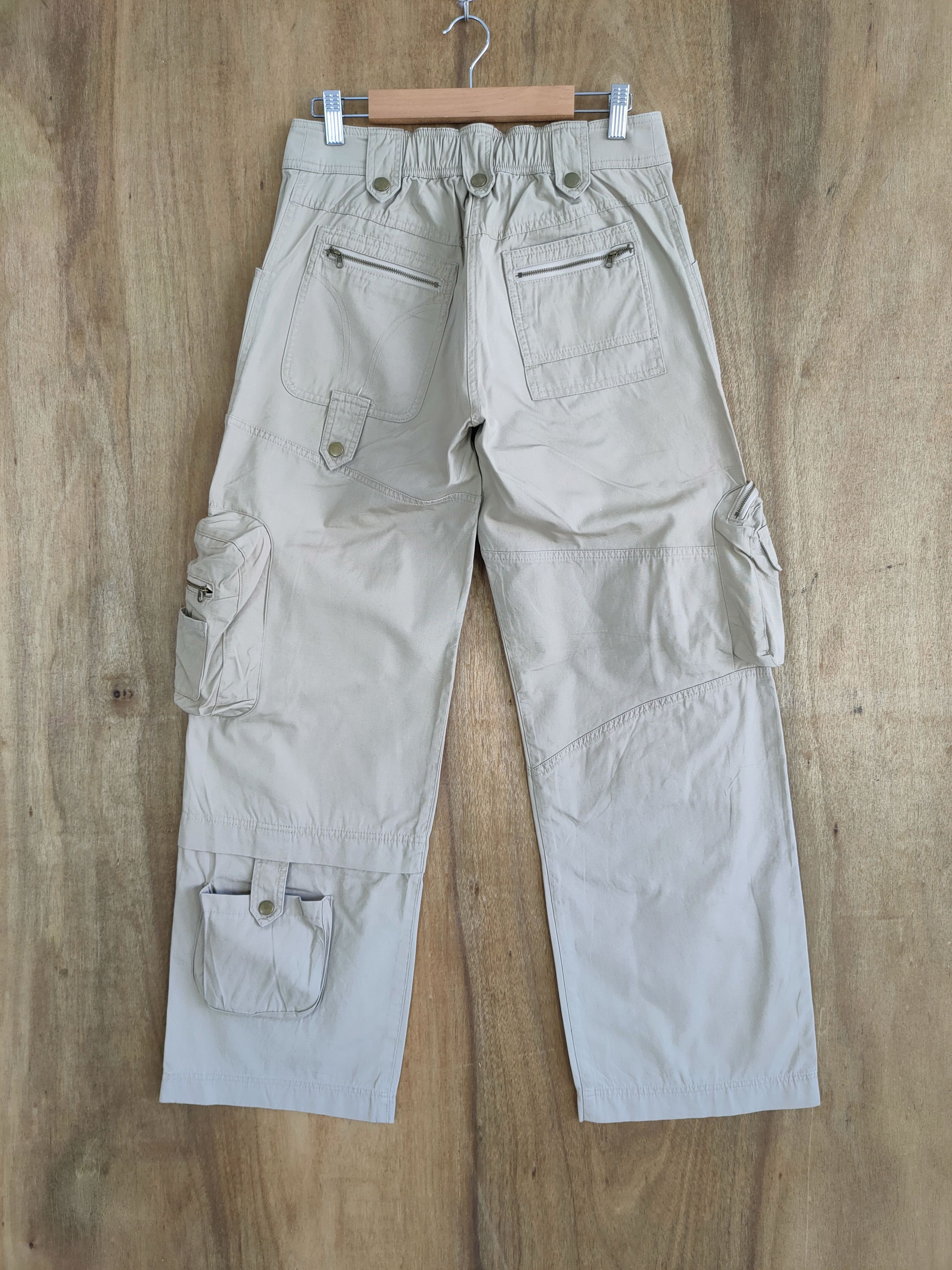 Japanese Brand WAVELIST 3D POCKET WOMEN CARGO PANTS Size US 30 / EU 46 - 9 Thumbnail