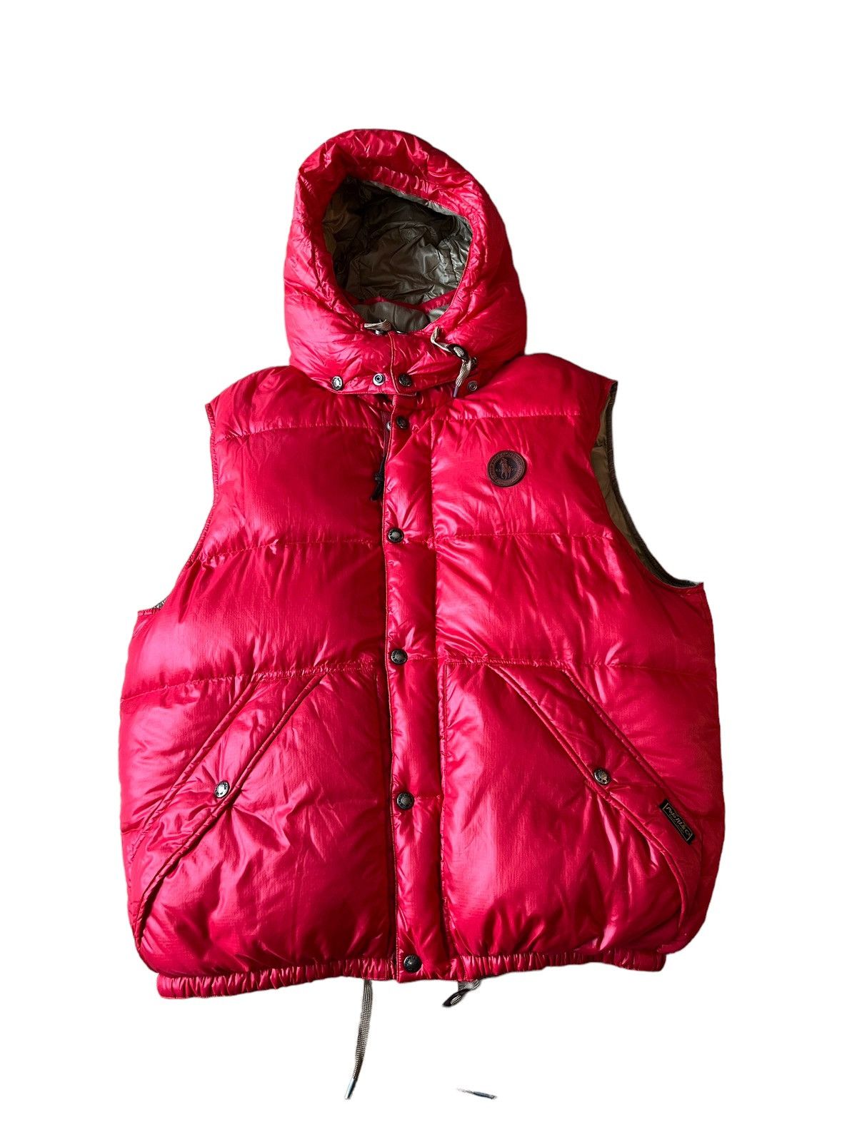 Polo Ralph Lauren × Vintage Vintage 90s Polo Ralph Lauren Puff Vest Jacket Detach Hood Size US XL / EU 56 / 4 - 2 Thumbnail