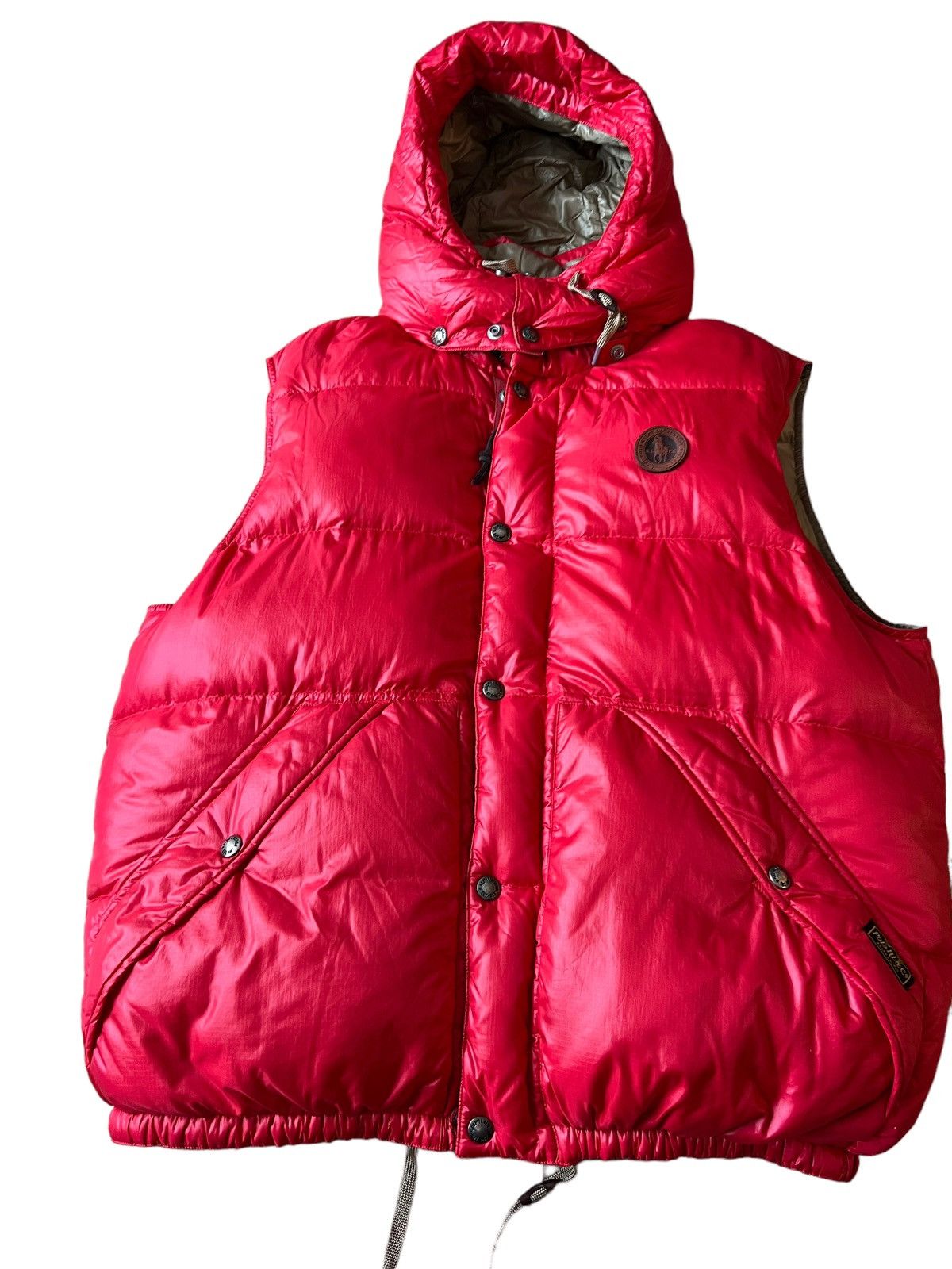 Polo Ralph Lauren × Vintage Vintage 90s Polo Ralph Lauren Puff Vest Jacket Detach Hood Size US XL / EU 56 / 4 - 4 Thumbnail