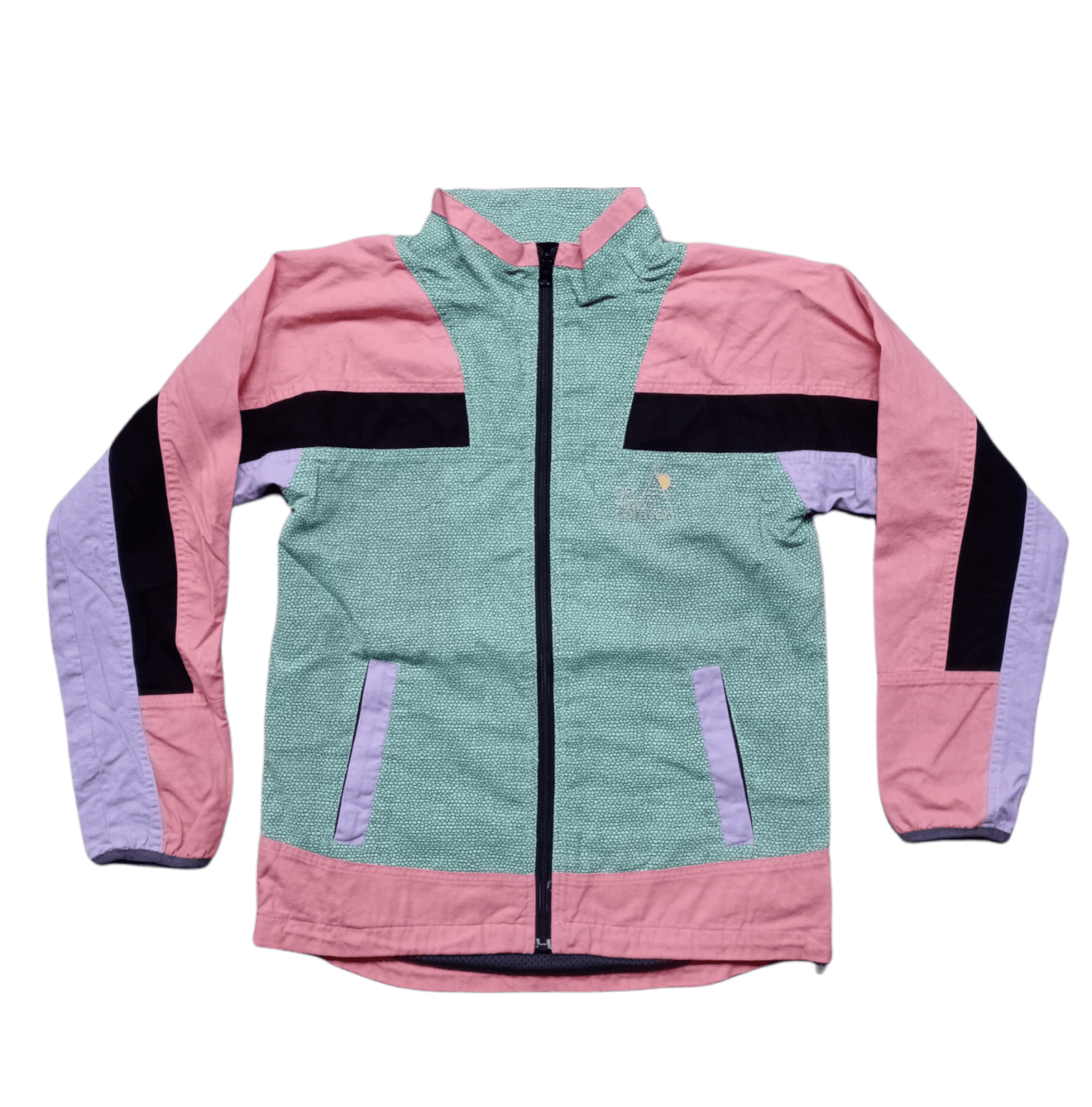 image of Go Slow Caravan Multicolor Zipper Jacket, Men's (Size Small)
