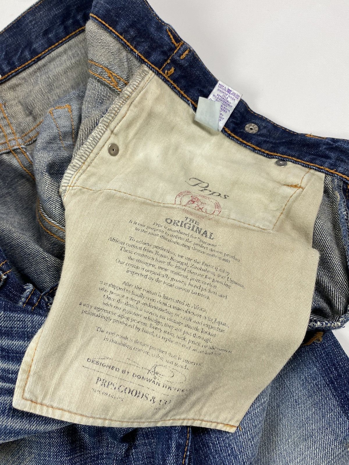 Prps PRPS Repaired Cropped Denim Jeans Pants Size 32 Size US 32 / EU 48 - 12 Thumbnail