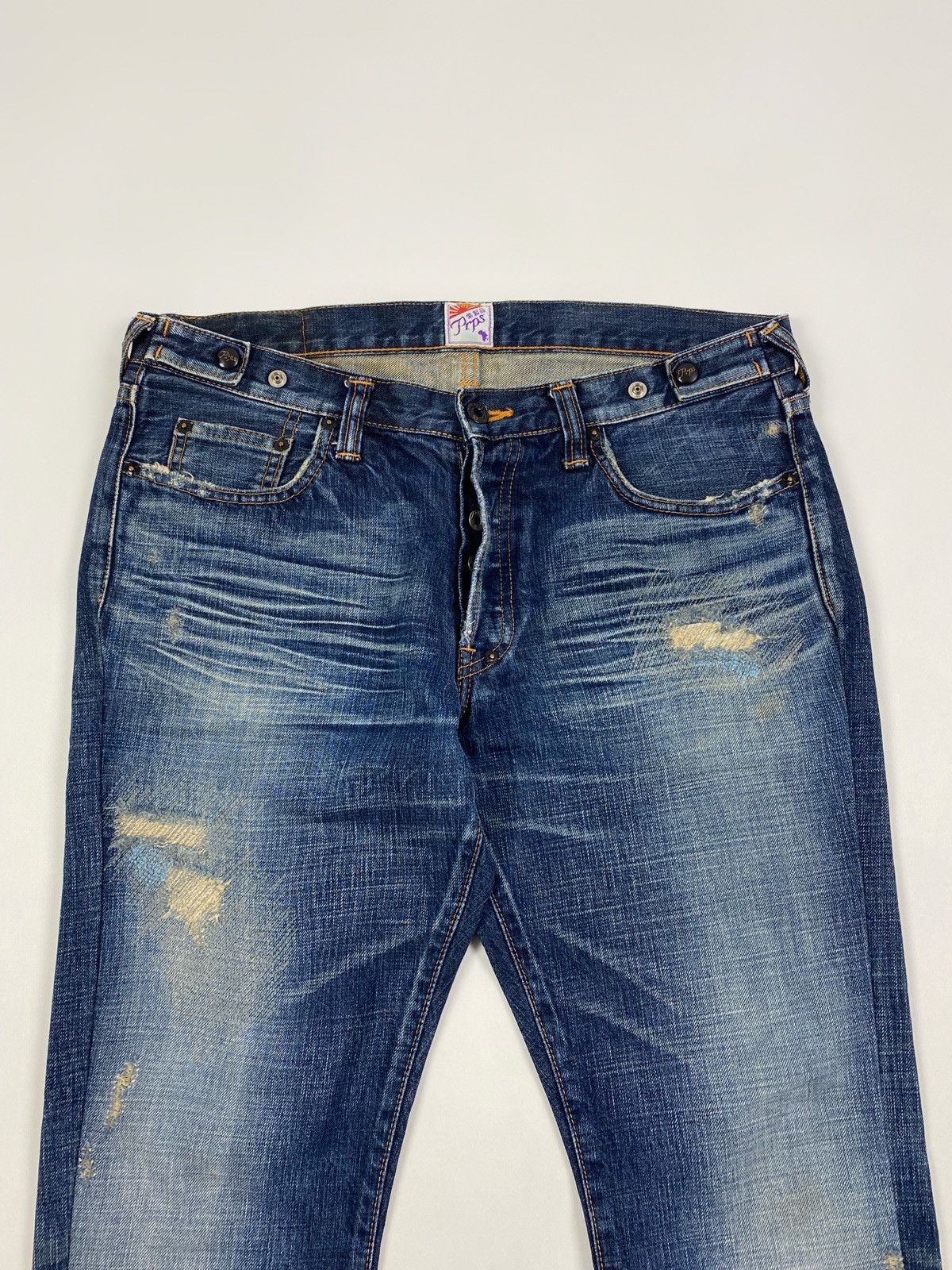 Prps PRPS Repaired Cropped Denim Jeans Pants Size 32 Size US 32 / EU 48 - 5 Thumbnail