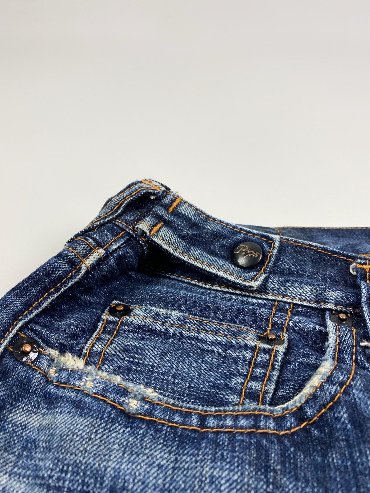 Prps PRPS Repaired Cropped Denim Jeans Pants Size 32 Size US 32 / EU 48 - 8 Thumbnail