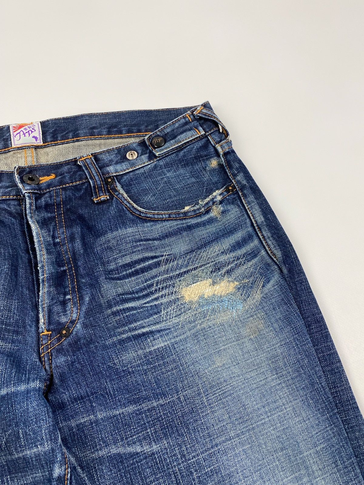 Prps PRPS Repaired Cropped Denim Jeans Pants Size 32 Size US 32 / EU 48 - 9 Thumbnail