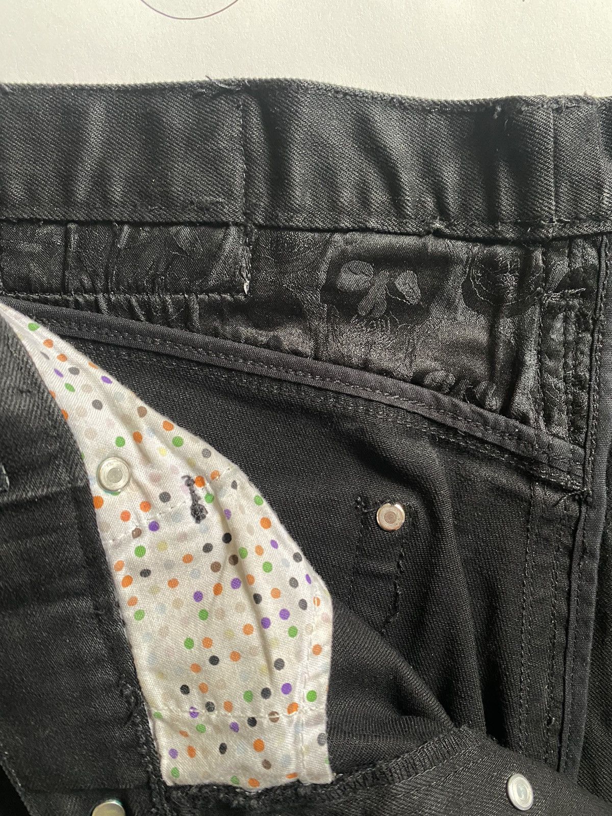 Andy Warhol × Damien Hirst × Levi's Skull Pocket Jeans Size US 34 / EU 50 - 6 Thumbnail