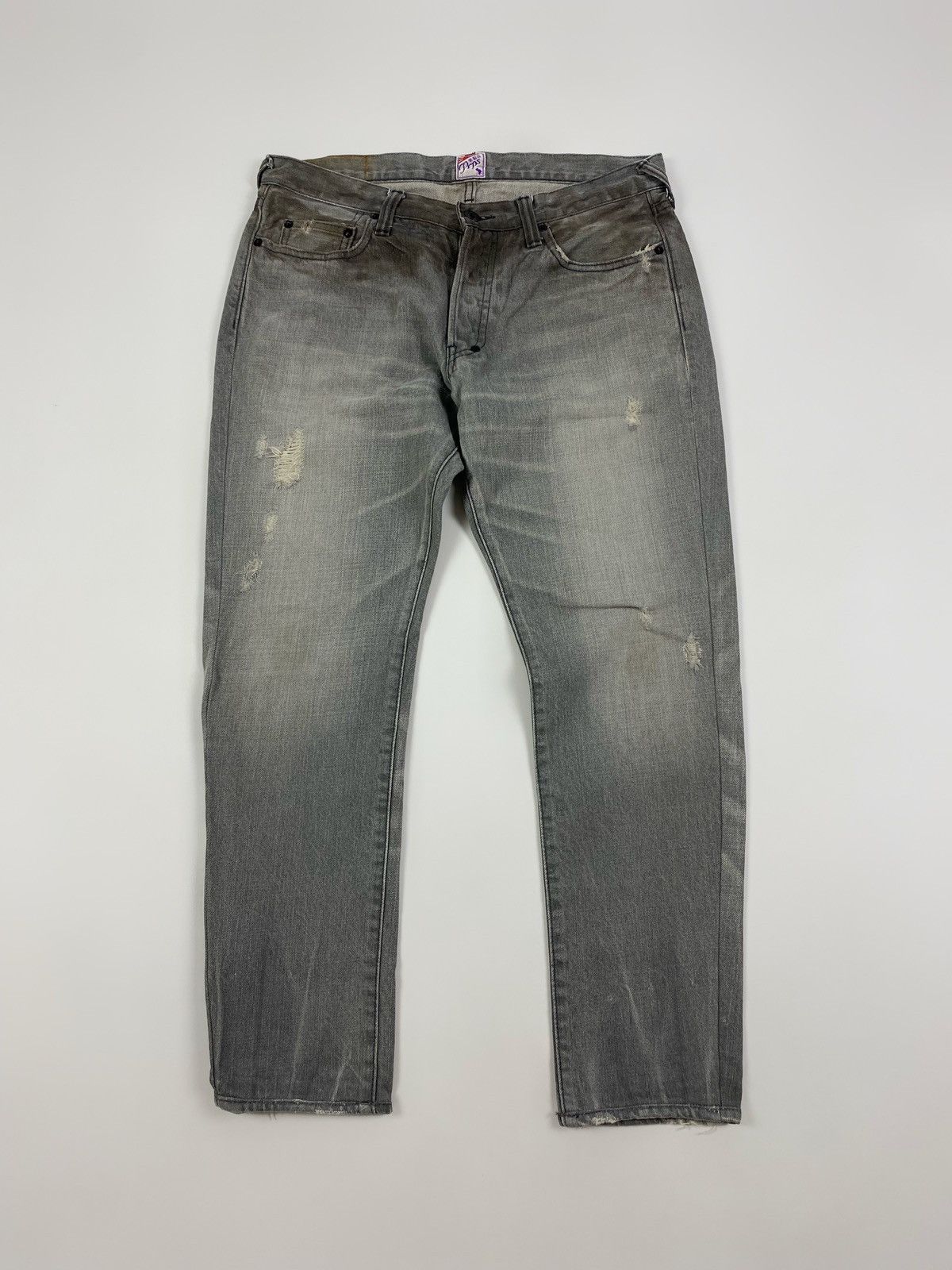 Prps PRPS Faded Cropped Denim Jeans Pants Size 32 Size US 32 / EU 48 - 4 Thumbnail