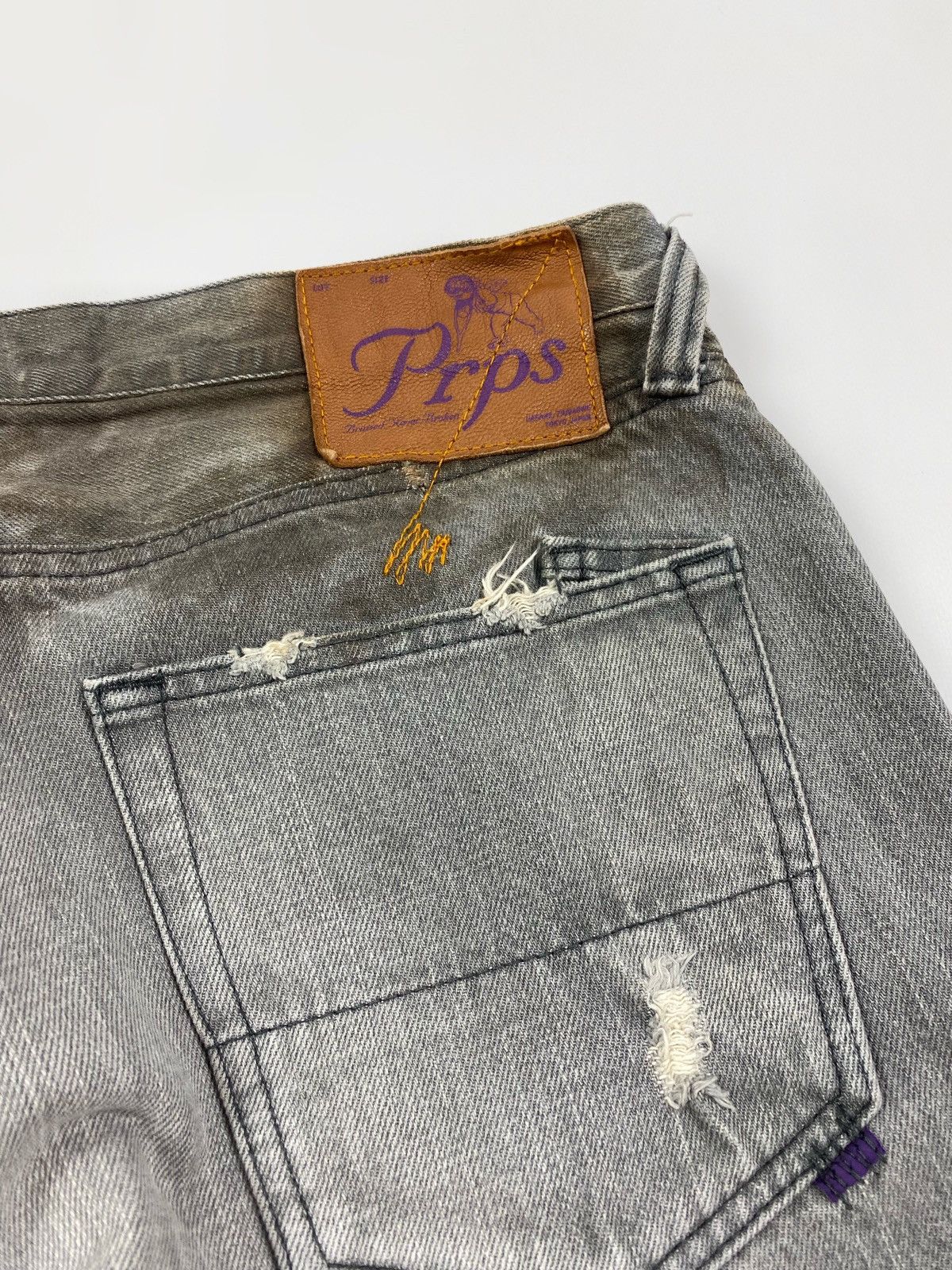 Prps PRPS Faded Cropped Denim Jeans Pants Size 32 Size US 32 / EU 48 - 16 Thumbnail