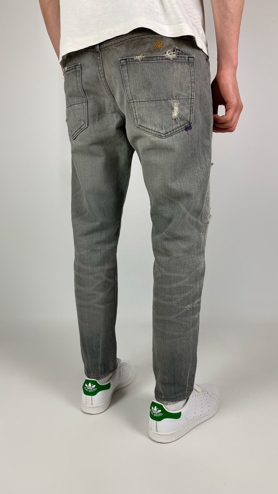 Prps PRPS Faded Cropped Denim Jeans Pants Size 32 Size US 32 / EU 48 - 3 Thumbnail