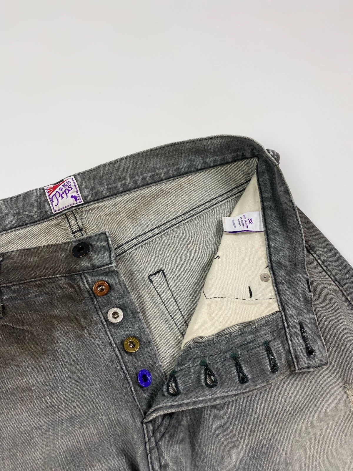 Prps PRPS Faded Cropped Denim Jeans Pants Size 32 Size US 32 / EU 48 - 9 Thumbnail