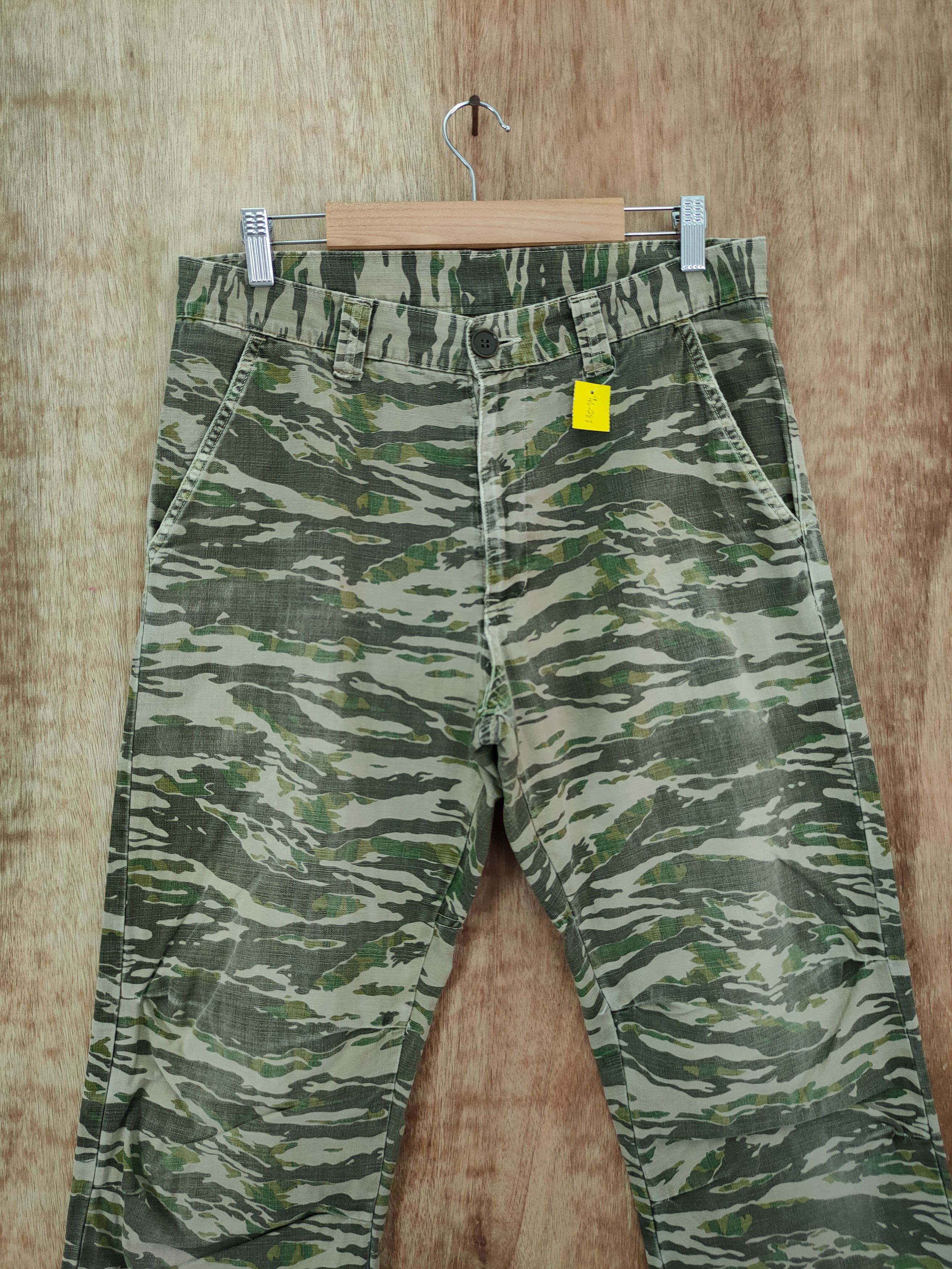 Johnbull DL John Bull camo tiger stripe japan cargo pants #sp46-287T Size US 32 / EU 48 - 4 Thumbnail