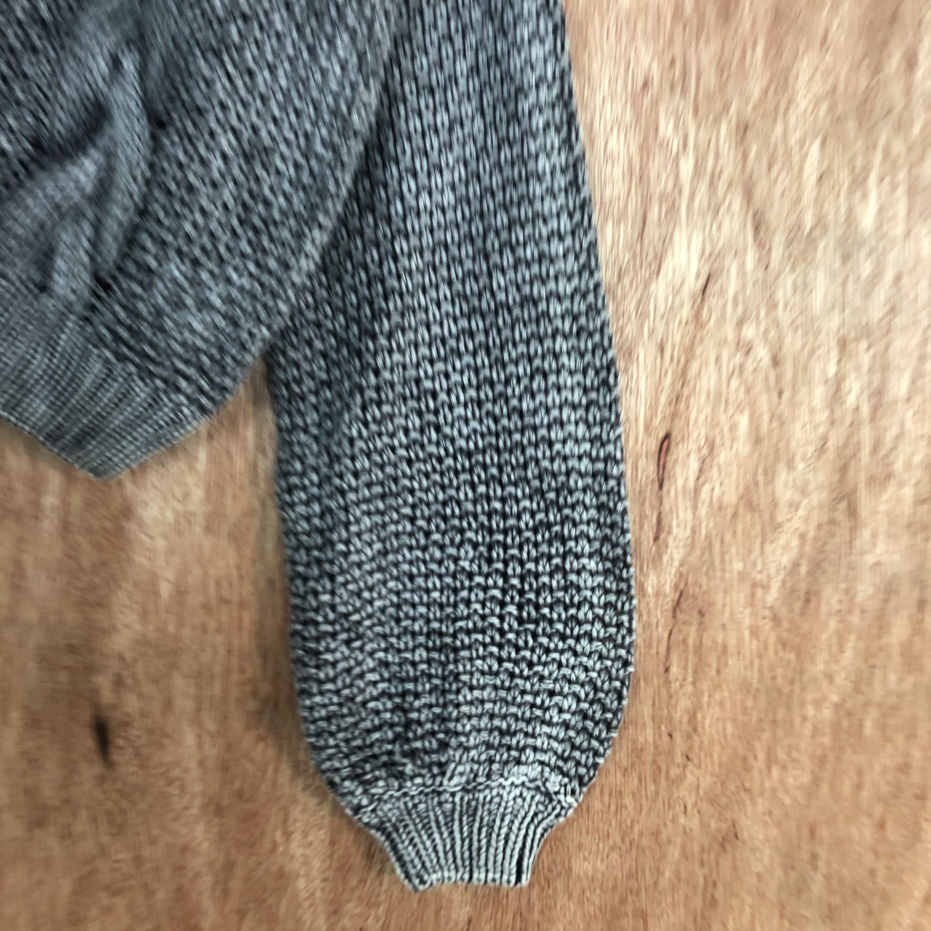 Faded Glory DL Gyda Grey Faded style crochet cable Knitwear #c551 Size M / US 6-8 / IT 42-44 - 5 Thumbnail