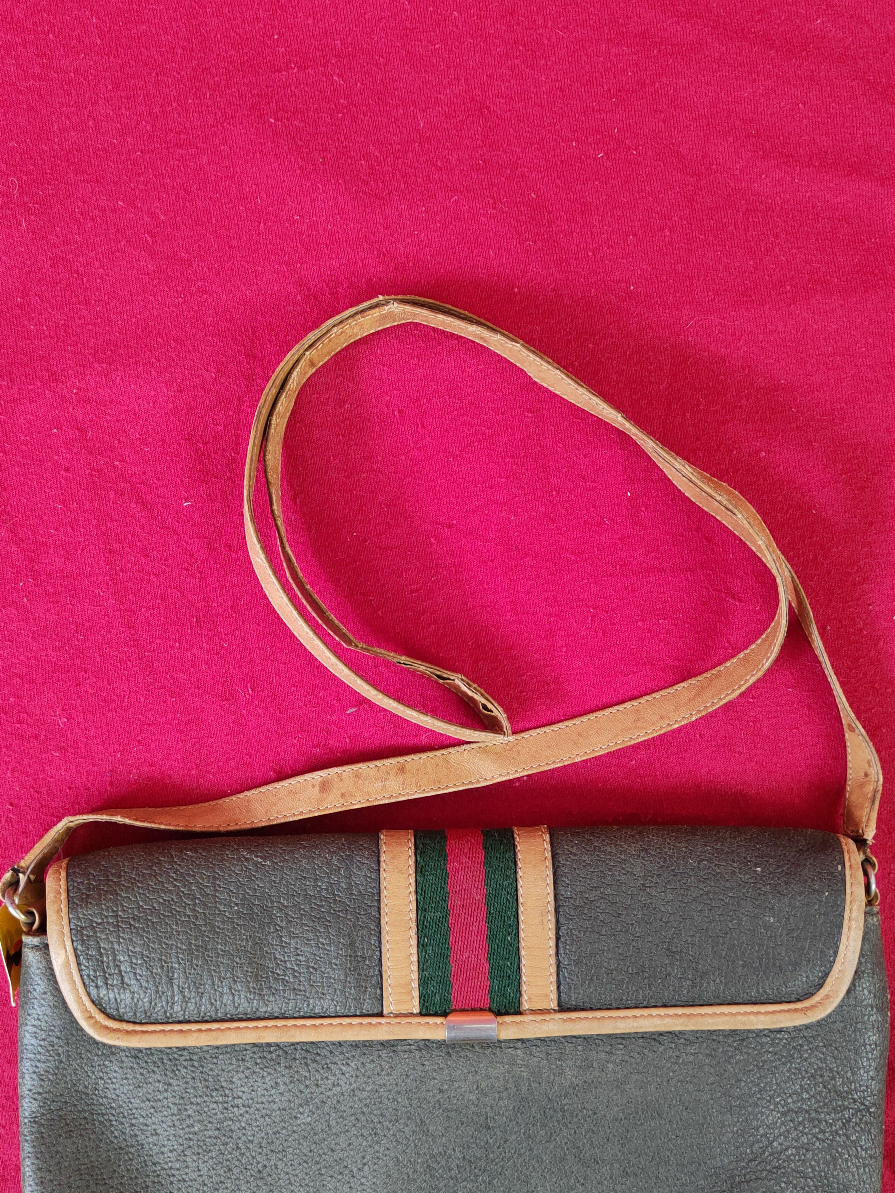 Gucci Gucci Army Green Crossbody sling shoulder Bag #SB038 Size ONE SIZE - 8 Thumbnail
