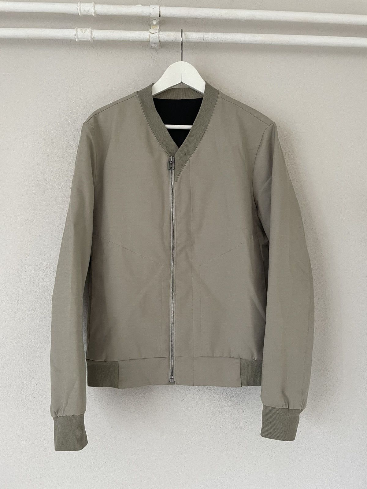 image of Balenciaga Bomber Jacket in Beige, Men's (Size Small)