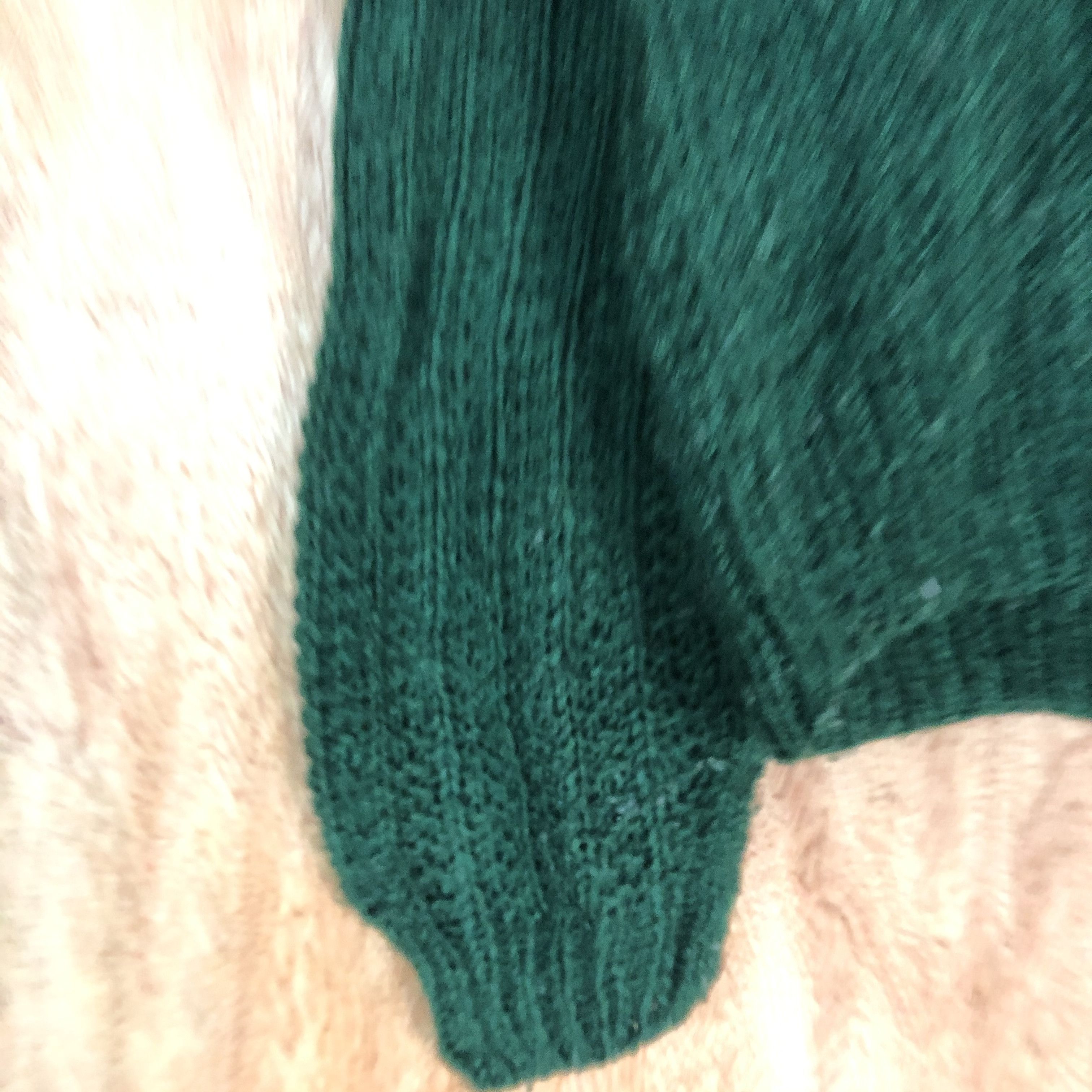 Vintage DLL Japan Brand Green mohair streetwear Knitwear #c522 Size US XL / EU 56 / 4 - 5 Thumbnail