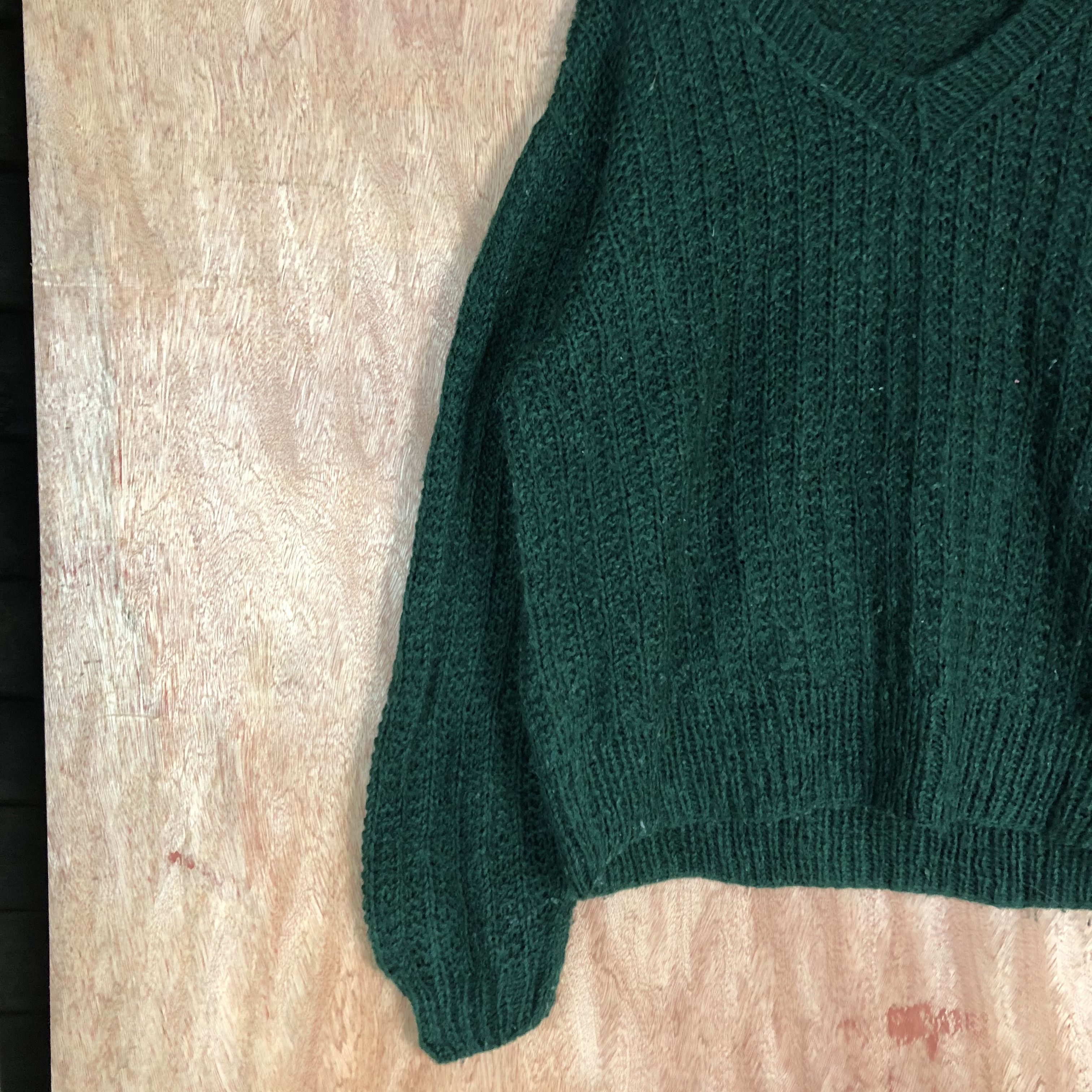 Vintage DLL Japan Brand Green mohair streetwear Knitwear #c522 Size US XL / EU 56 / 4 - 6 Thumbnail