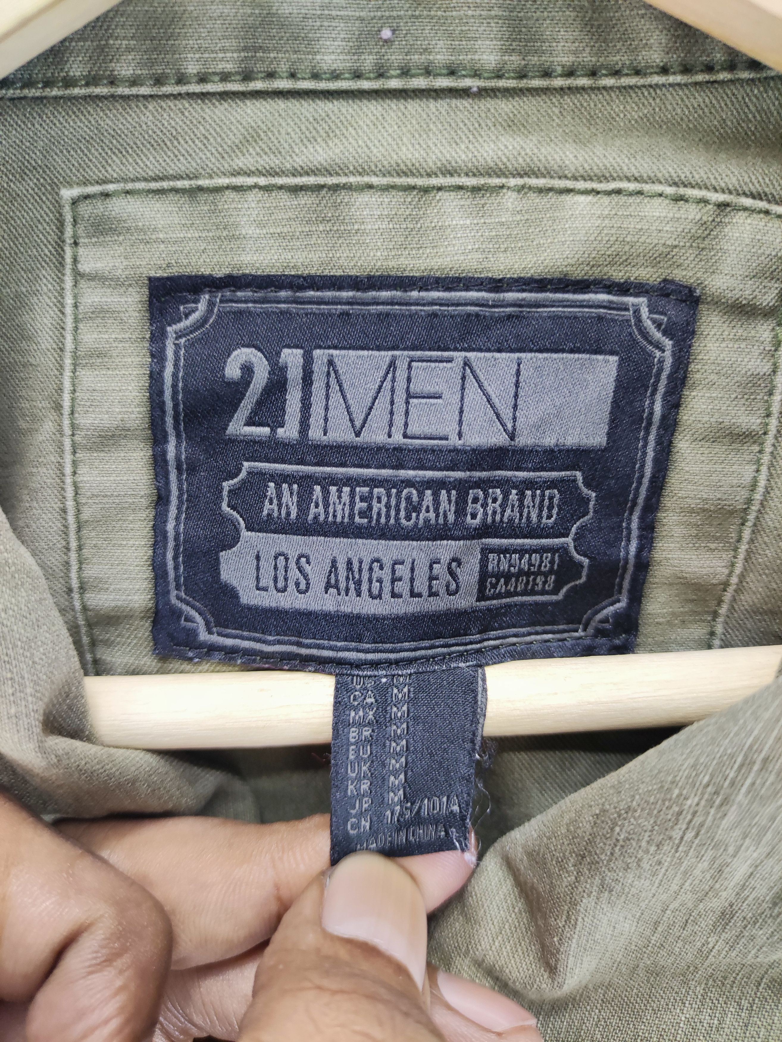 21 Men Vintage M 65 Field Jacket 21 Men Zipper Size US M / EU 48-50 / 2 - 2 Thumbnail