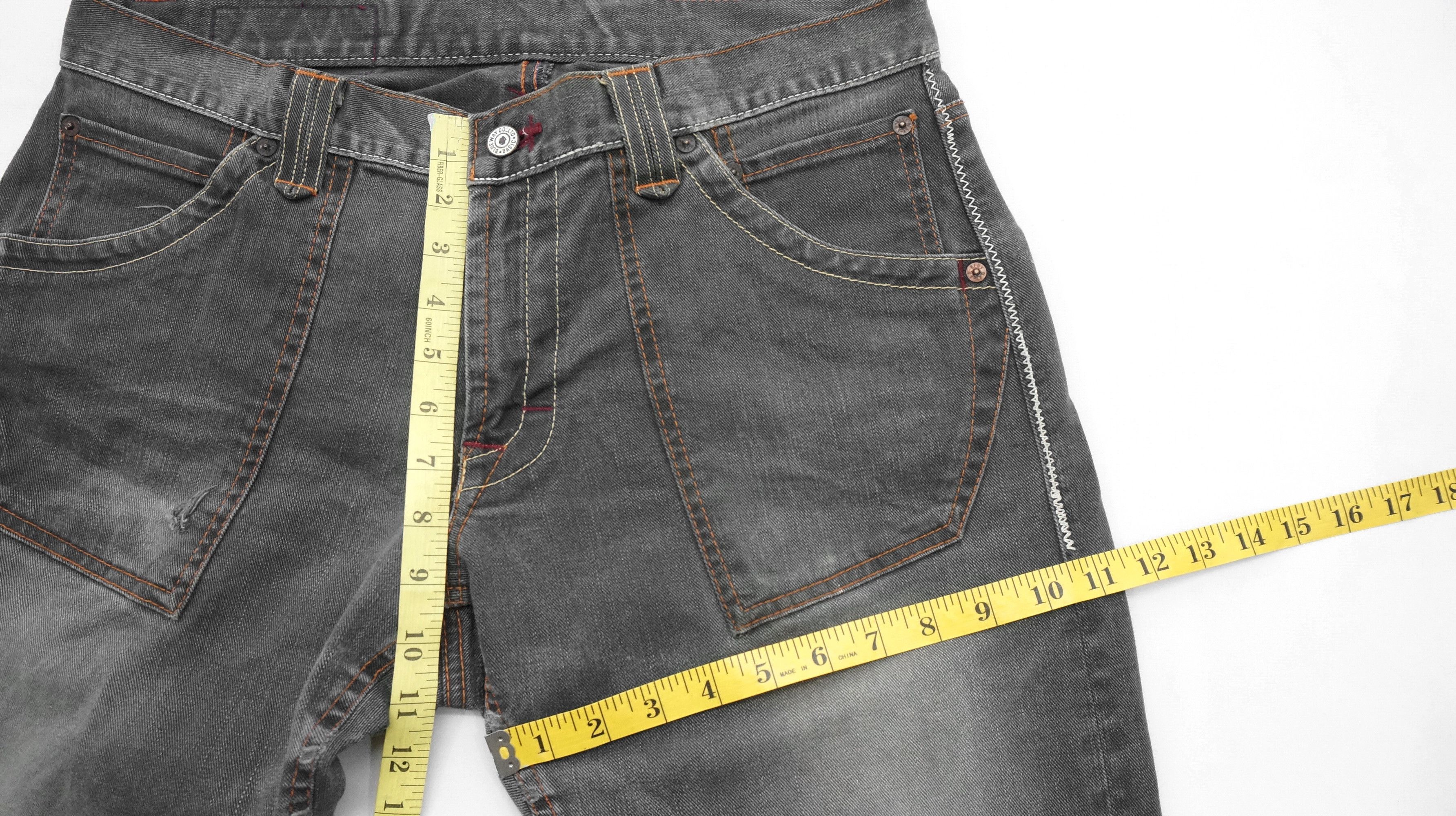 Japanese Brand 🔥Vtg🔥 BLUEWAY Japan Faded Black Flared Jeans Size US 34 / EU 50 - 14 Thumbnail