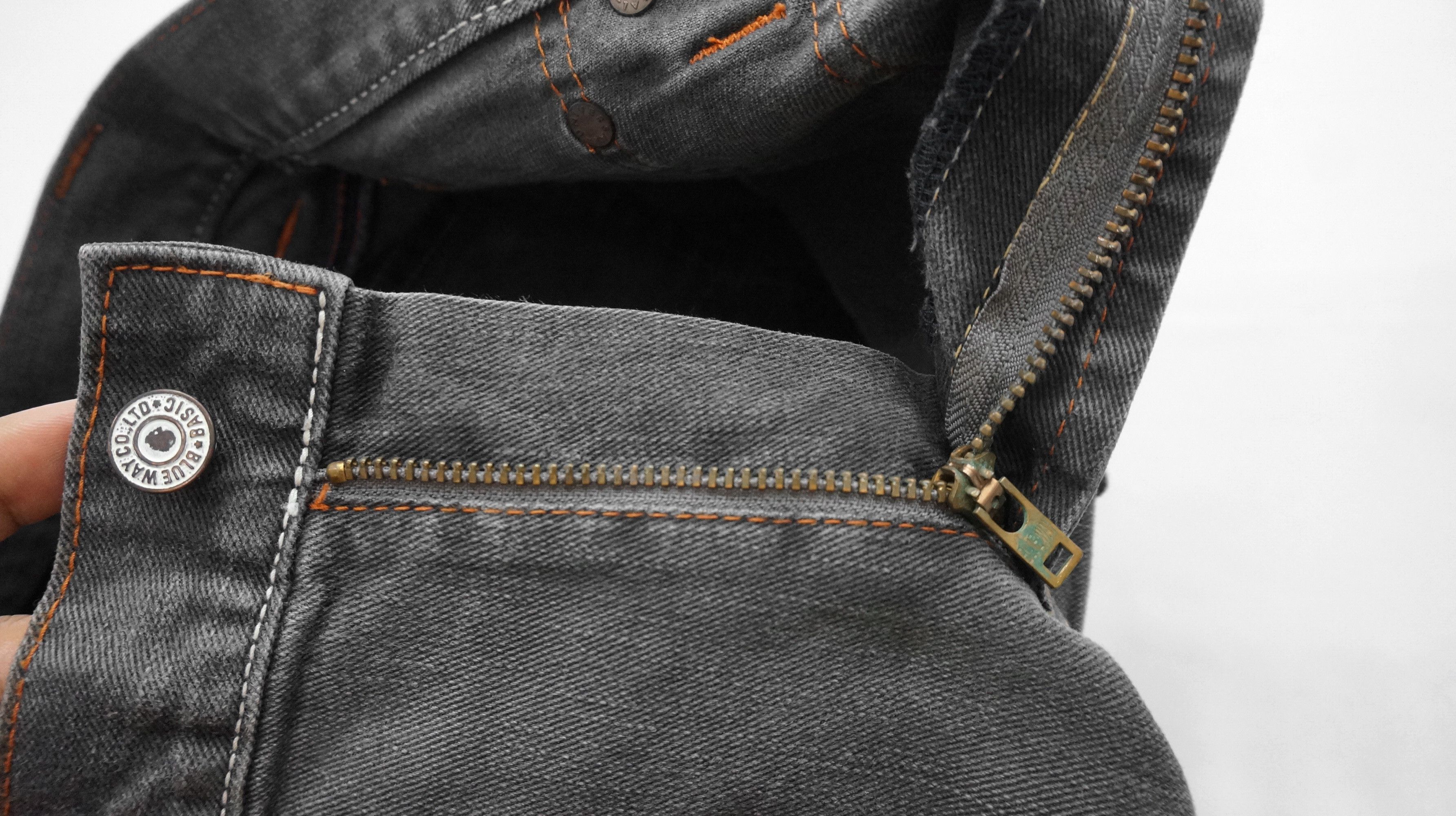 Japanese Brand 🔥Vtg🔥 BLUEWAY Japan Faded Black Flared Jeans Size US 34 / EU 50 - 18 Thumbnail