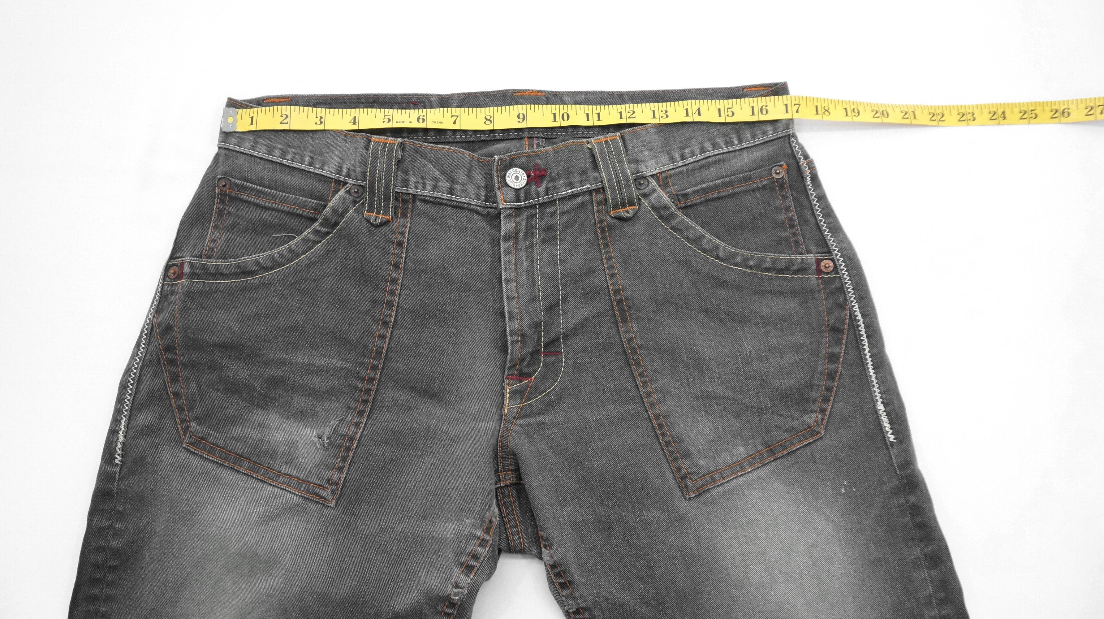 Japanese Brand 🔥Vtg🔥 BLUEWAY Japan Faded Black Flared Jeans Size US 34 / EU 50 - 13 Thumbnail