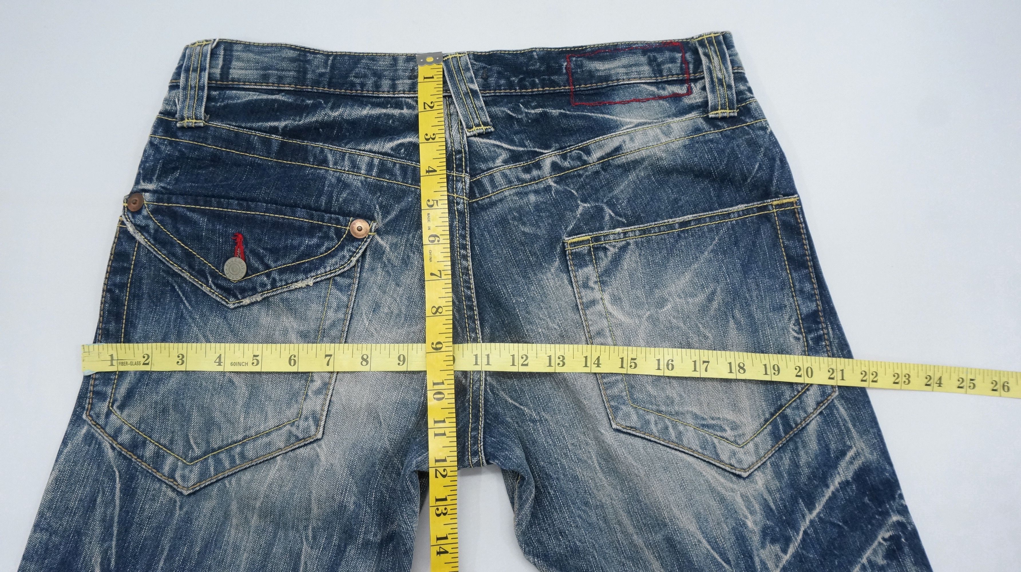 Hysteric Glamour × Tornado Mart × Vintage 🔥Fire Flare🔥 BLUEWAY Nippon Made Vintage Acid Wash Jeans Size US 32 / EU 48 - 17 Thumbnail
