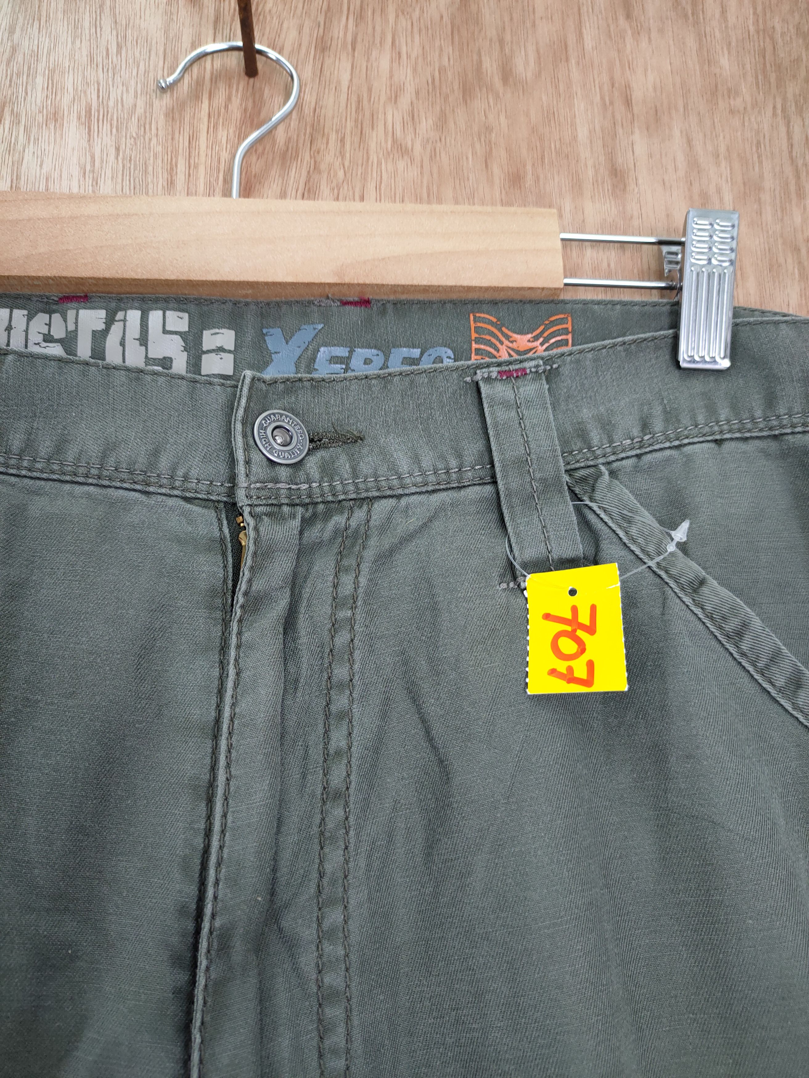 Japanese Brand DL Twist 45 japan grey distressed cargo pants #707 Size US 36 / EU 52 - 5 Thumbnail
