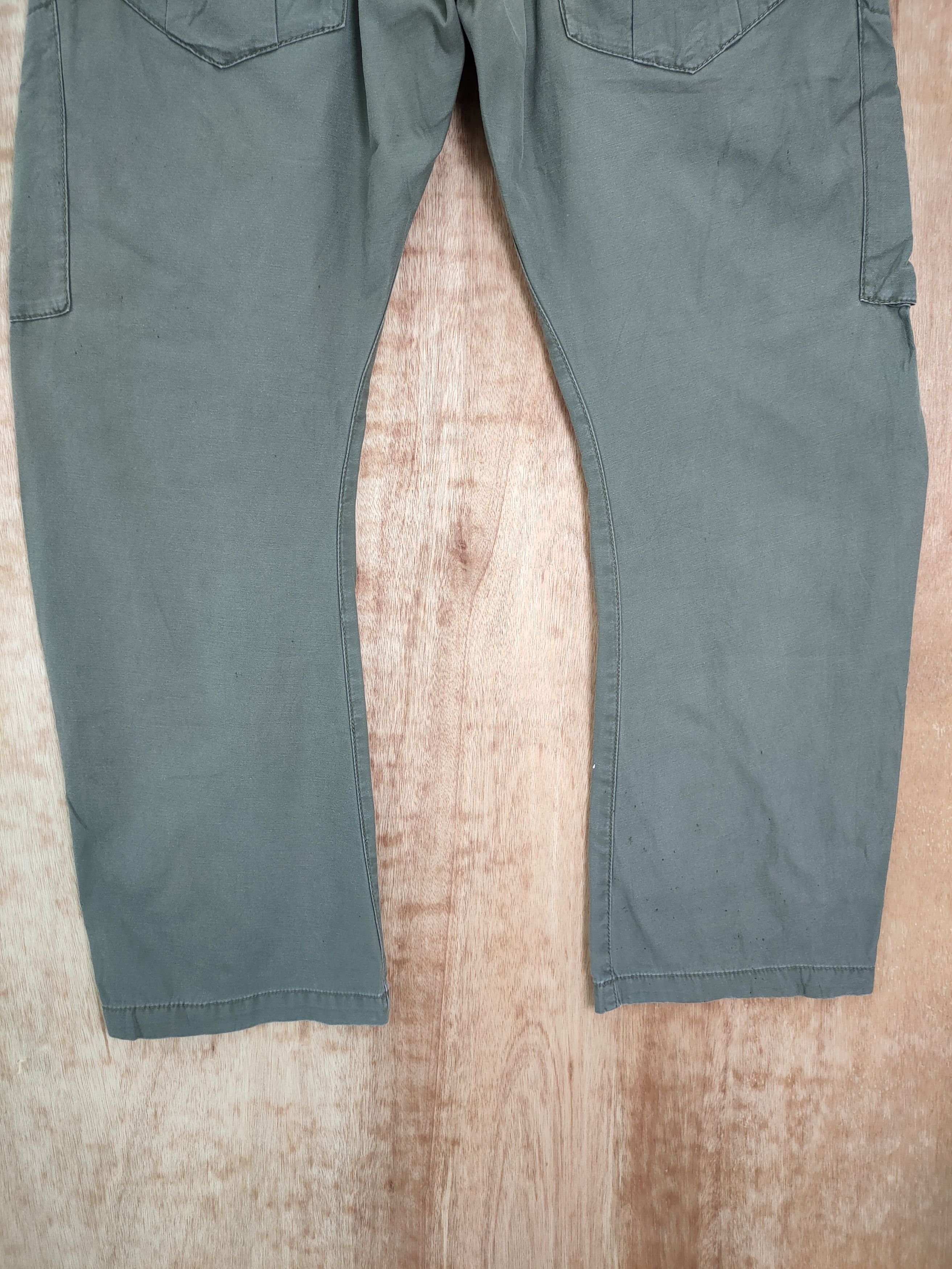 Japanese Brand DL Twist 45 japan grey distressed cargo pants #707 Size US 36 / EU 52 - 7 Thumbnail