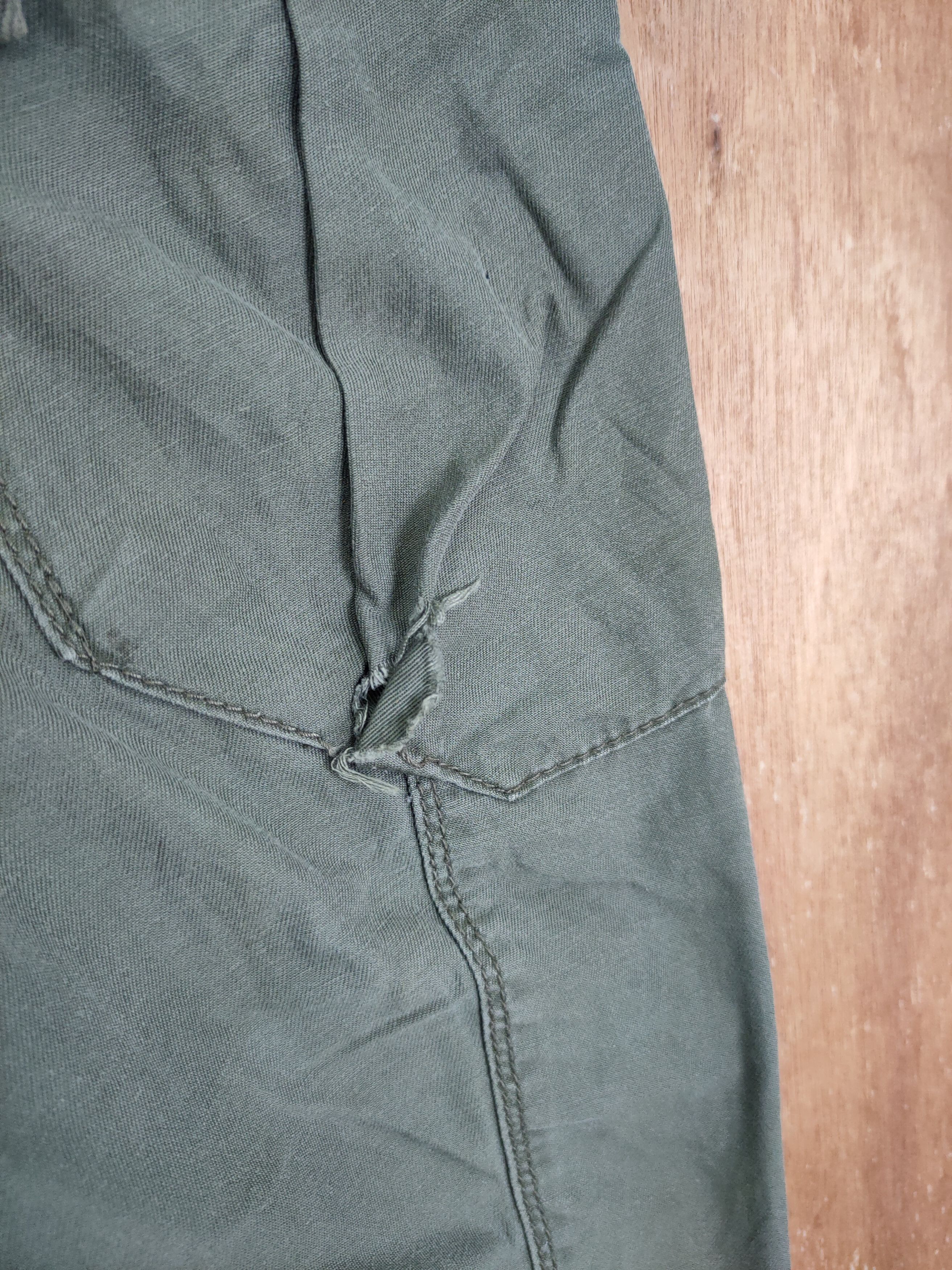 Japanese Brand DL Twist 45 japan grey distressed cargo pants #707 Size US 36 / EU 52 - 4 Thumbnail