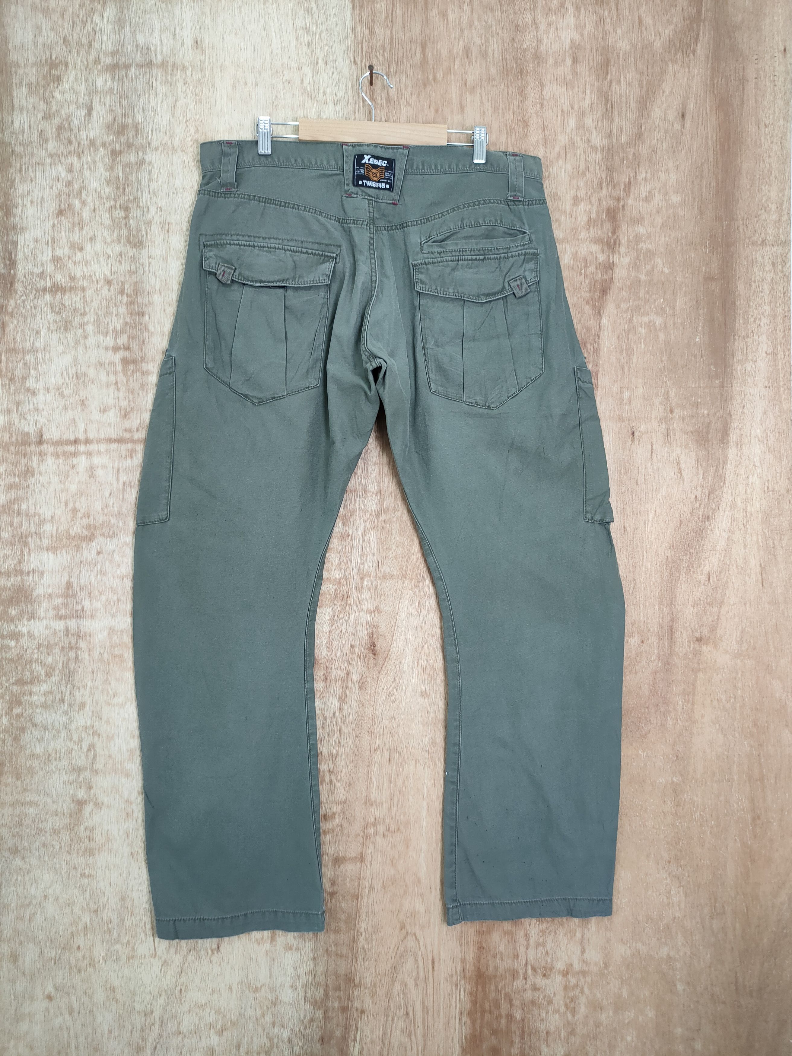Japanese Brand DL Twist 45 japan grey distressed cargo pants #707 Size US 36 / EU 52 - 6 Thumbnail