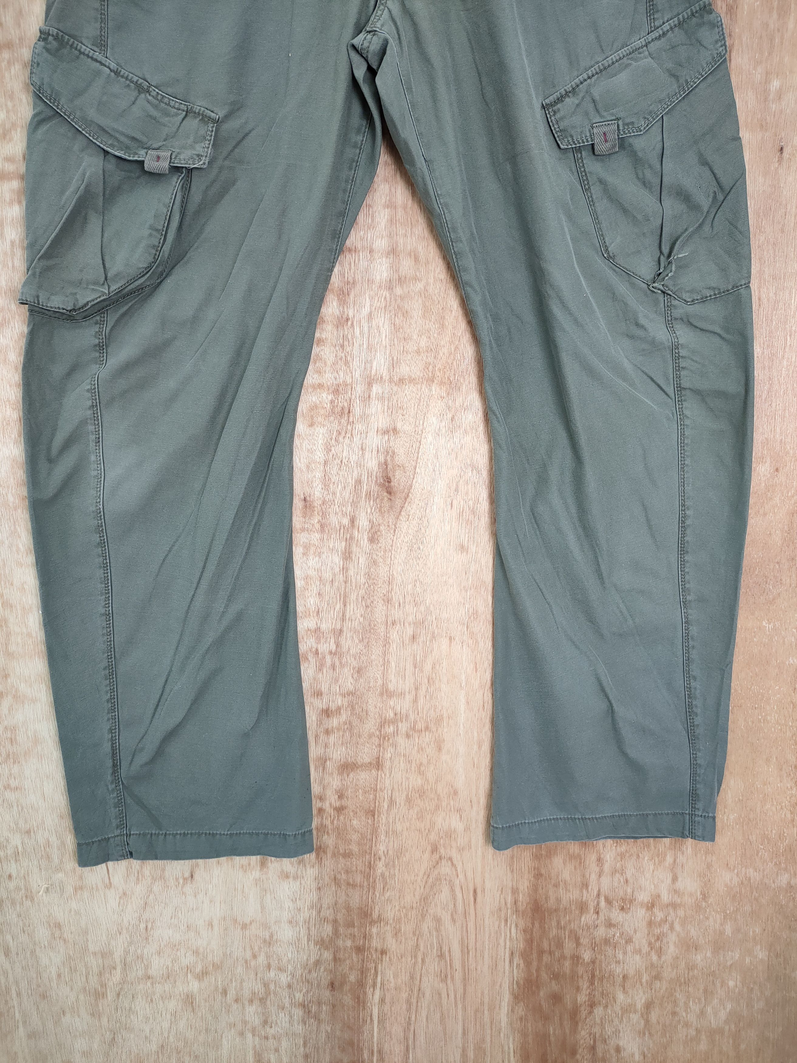 Japanese Brand DL Twist 45 japan grey distressed cargo pants #707 Size US 36 / EU 52 - 2 Thumbnail