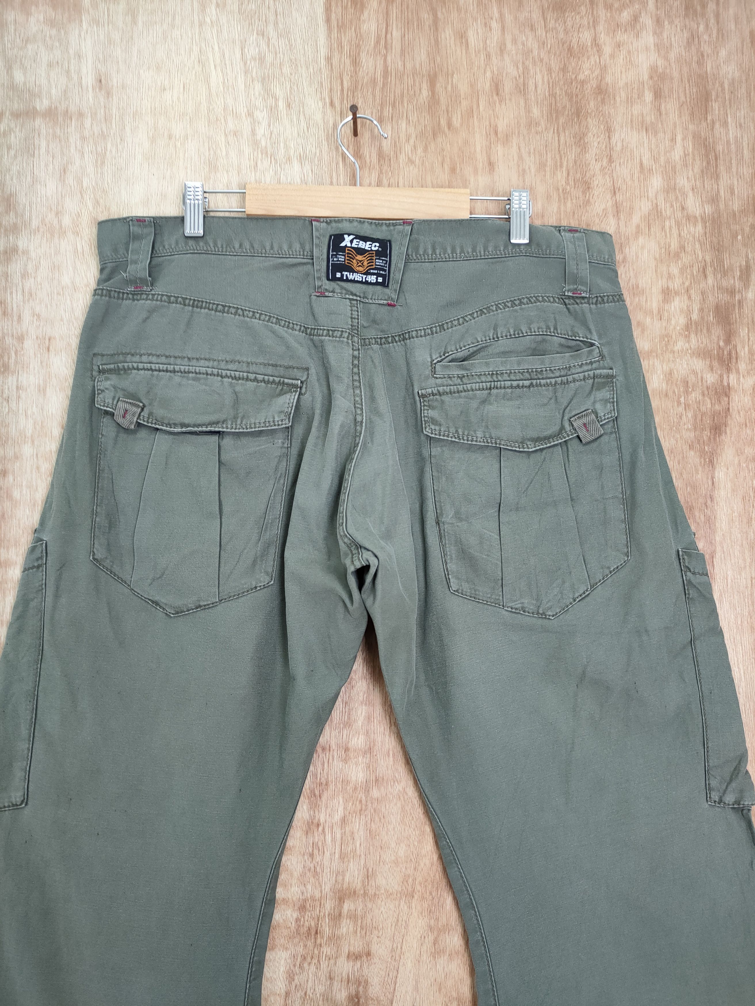 Japanese Brand DL Twist 45 japan grey distressed cargo pants #707 Size US 36 / EU 52 - 8 Thumbnail