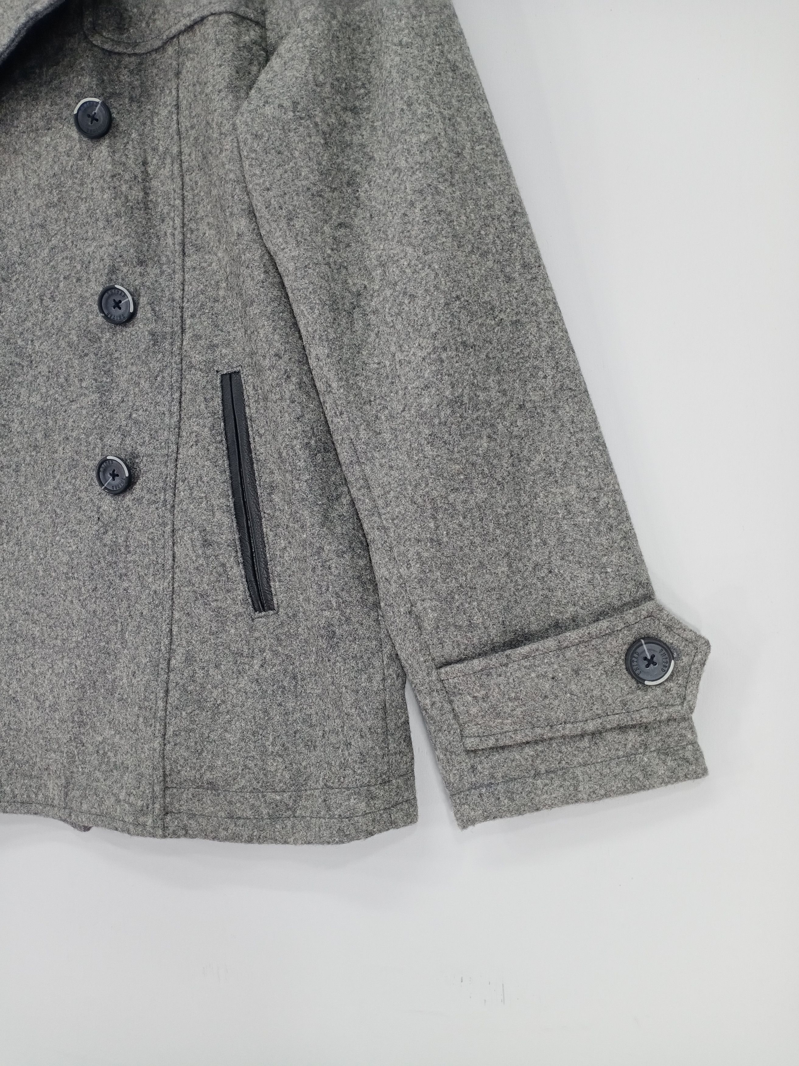 American Apparel 💥United Sports Double Breasted Peacoat Mohair Jacket Size US S / EU 44-46 / 1 - 6 Thumbnail