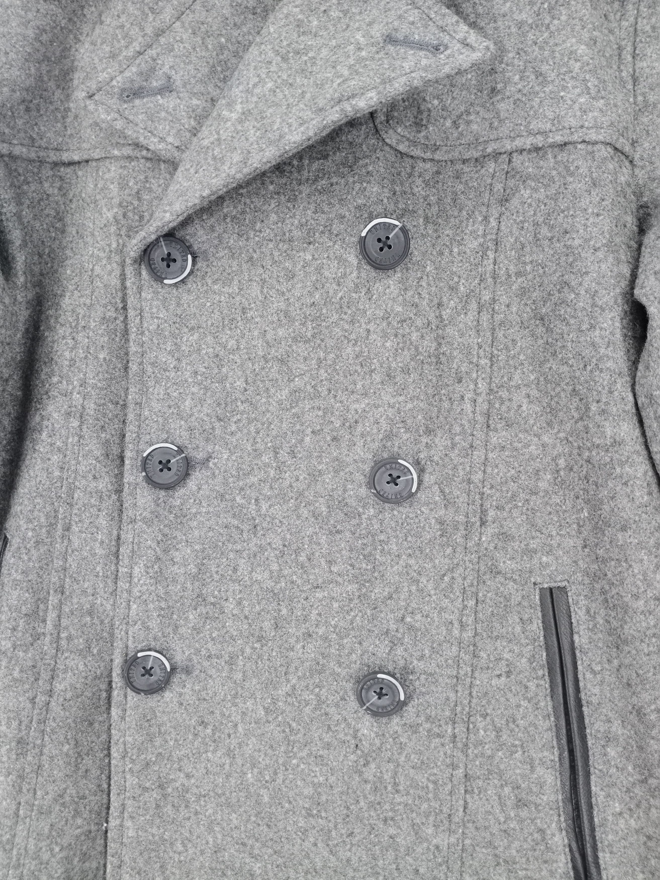 American Apparel 💥United Sports Double Breasted Peacoat Mohair Jacket Size US S / EU 44-46 / 1 - 5 Thumbnail