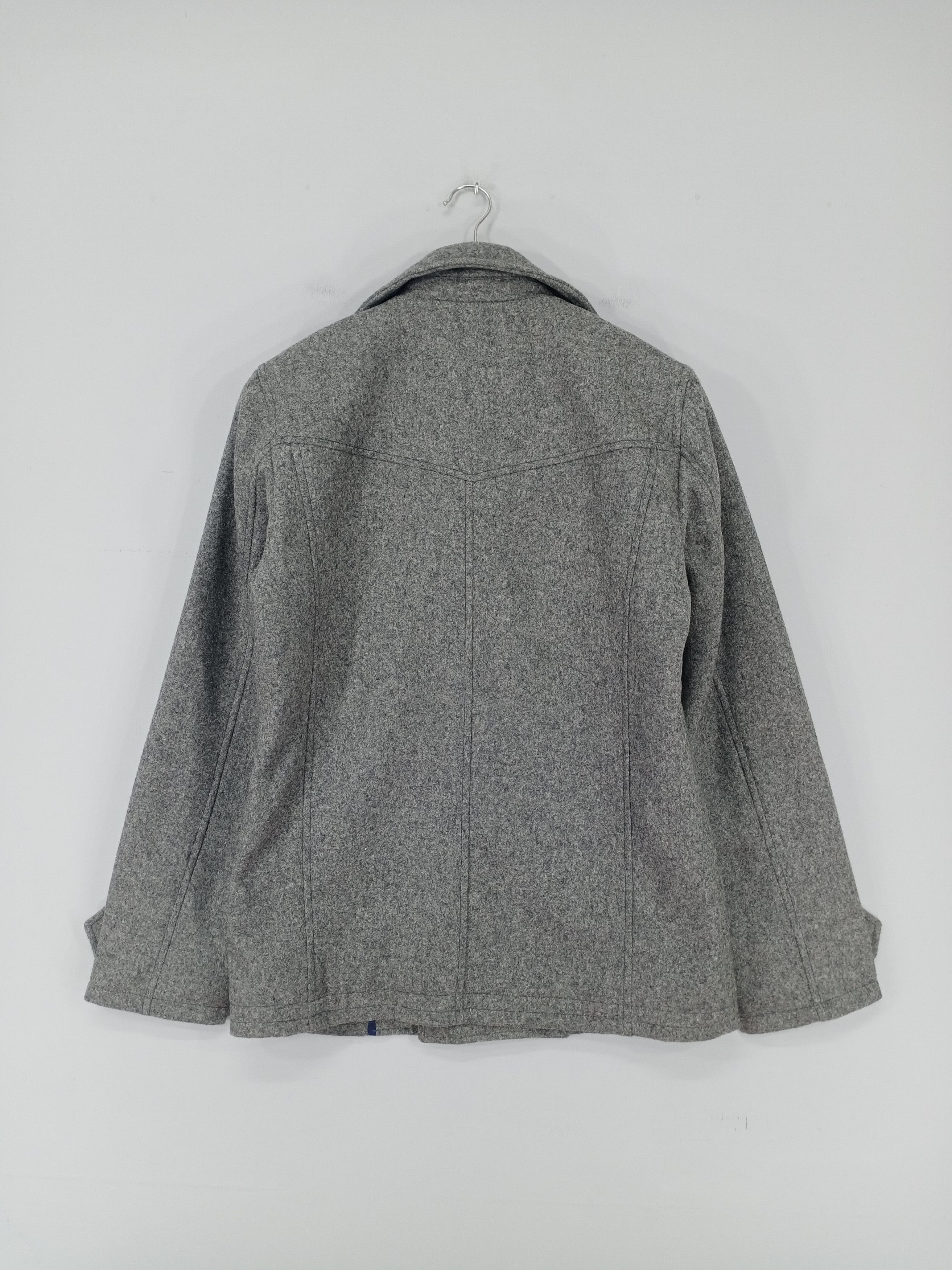 American Apparel 💥United Sports Double Breasted Peacoat Mohair Jacket Size US S / EU 44-46 / 1 - 12 Thumbnail