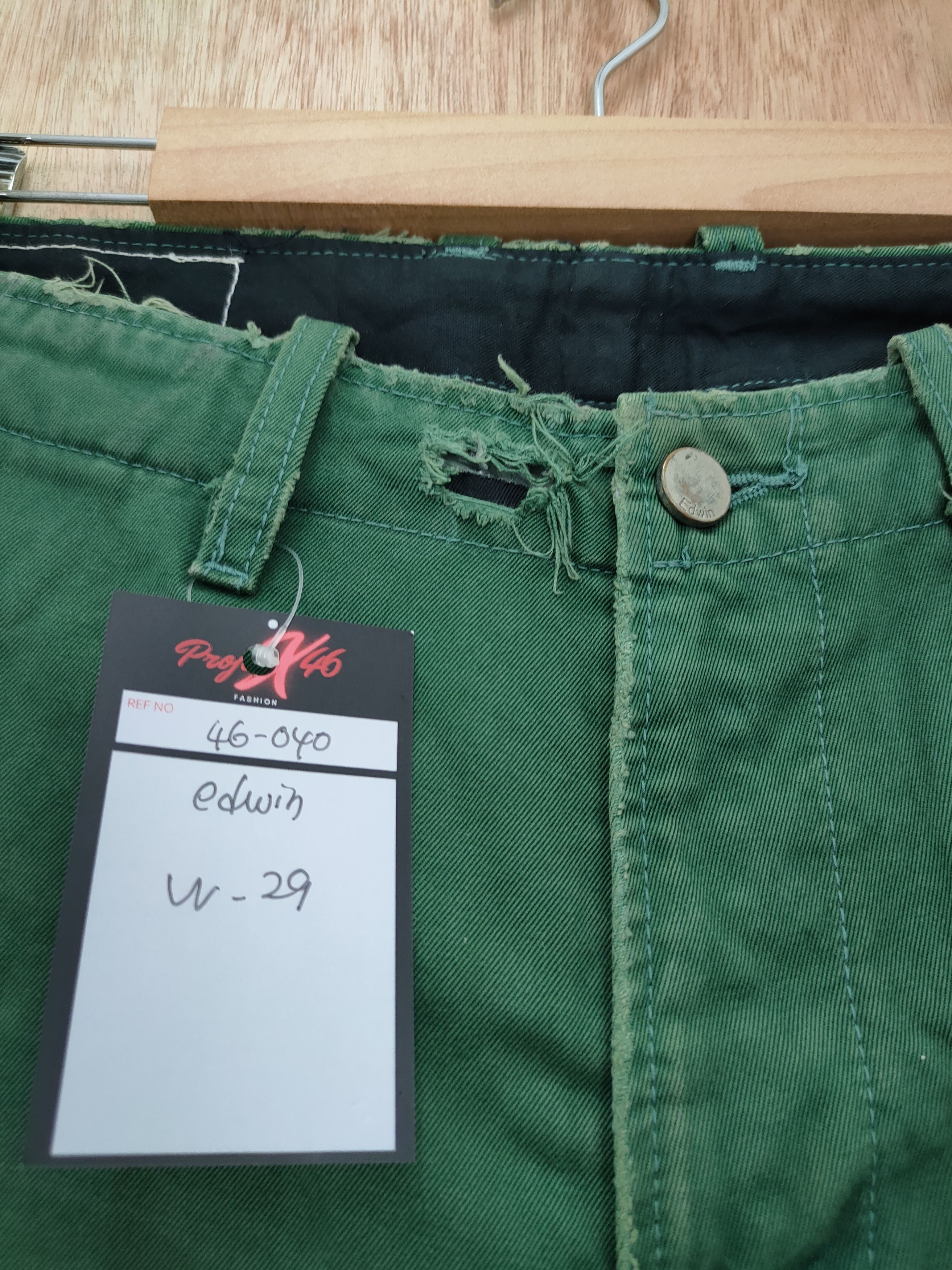 Edwin DL Edwin vintage Green Distressed pants #46-040 Size US 29 - 5 Thumbnail