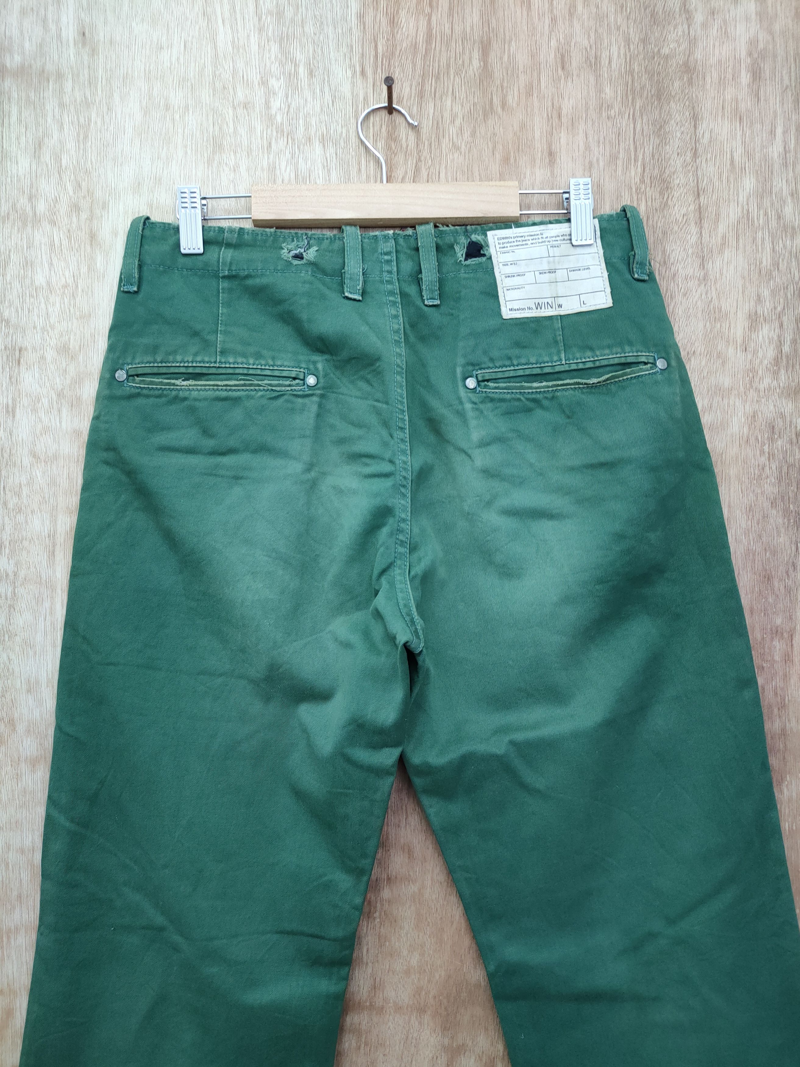 Edwin DL Edwin vintage Green Distressed pants #46-040 Size US 29 - 11 Thumbnail