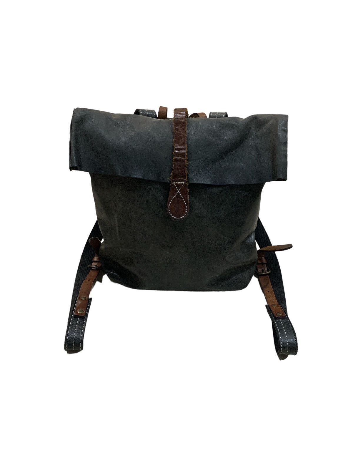 Japanese Brand BOX 21 FULL LEATHER BAGPACK Size ONE SIZE - 1 Thumbnail
