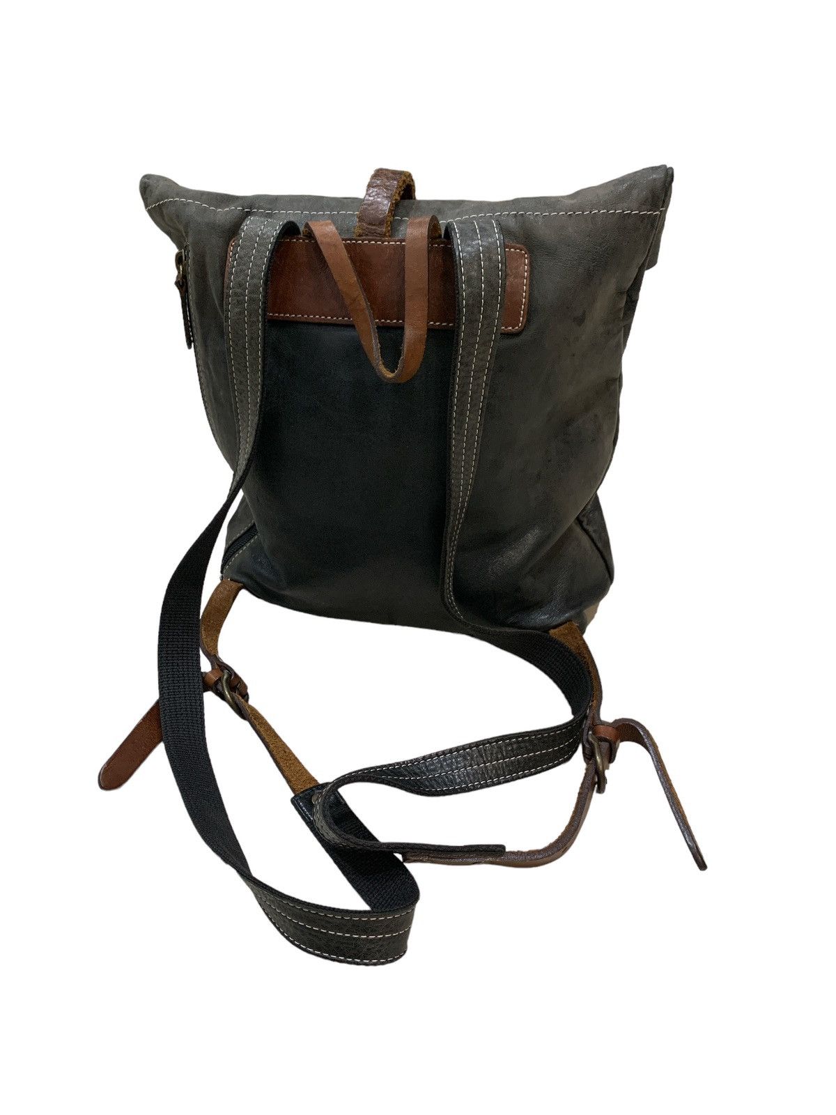 Japanese Brand BOX 21 FULL LEATHER BAGPACK Size ONE SIZE - 2 Thumbnail