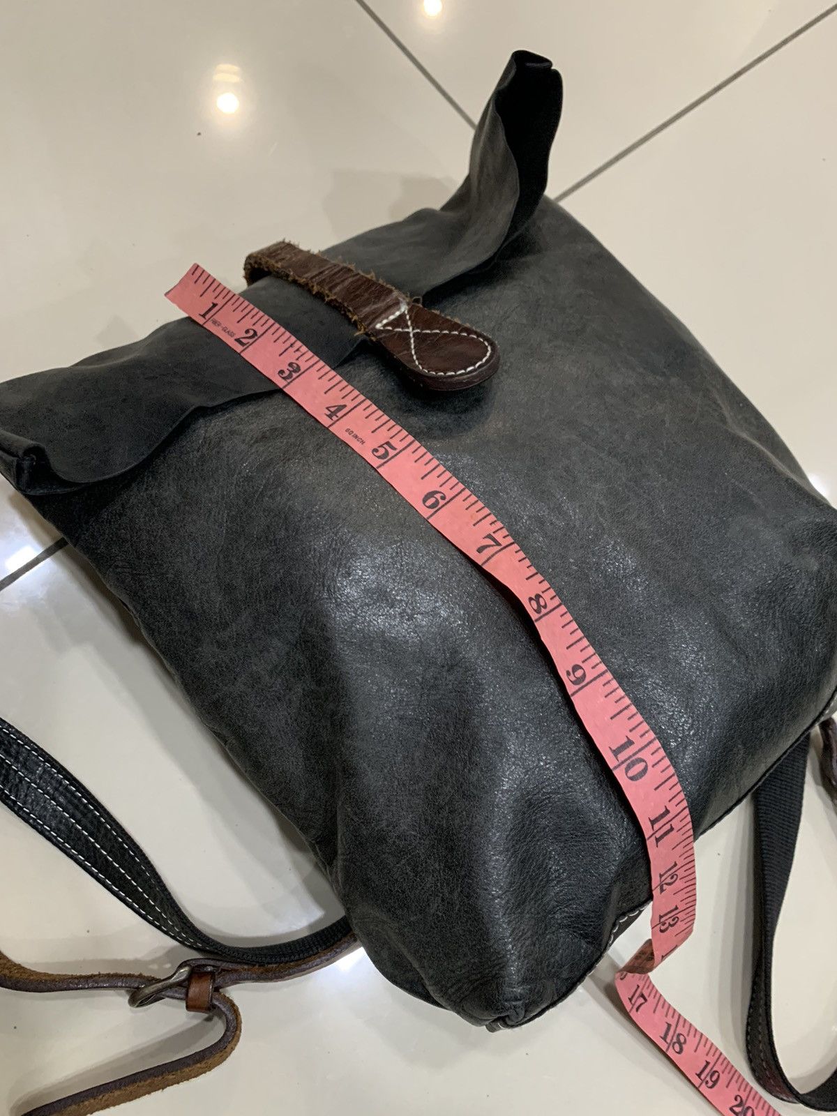Japanese Brand BOX 21 FULL LEATHER BAGPACK Size ONE SIZE - 4 Thumbnail