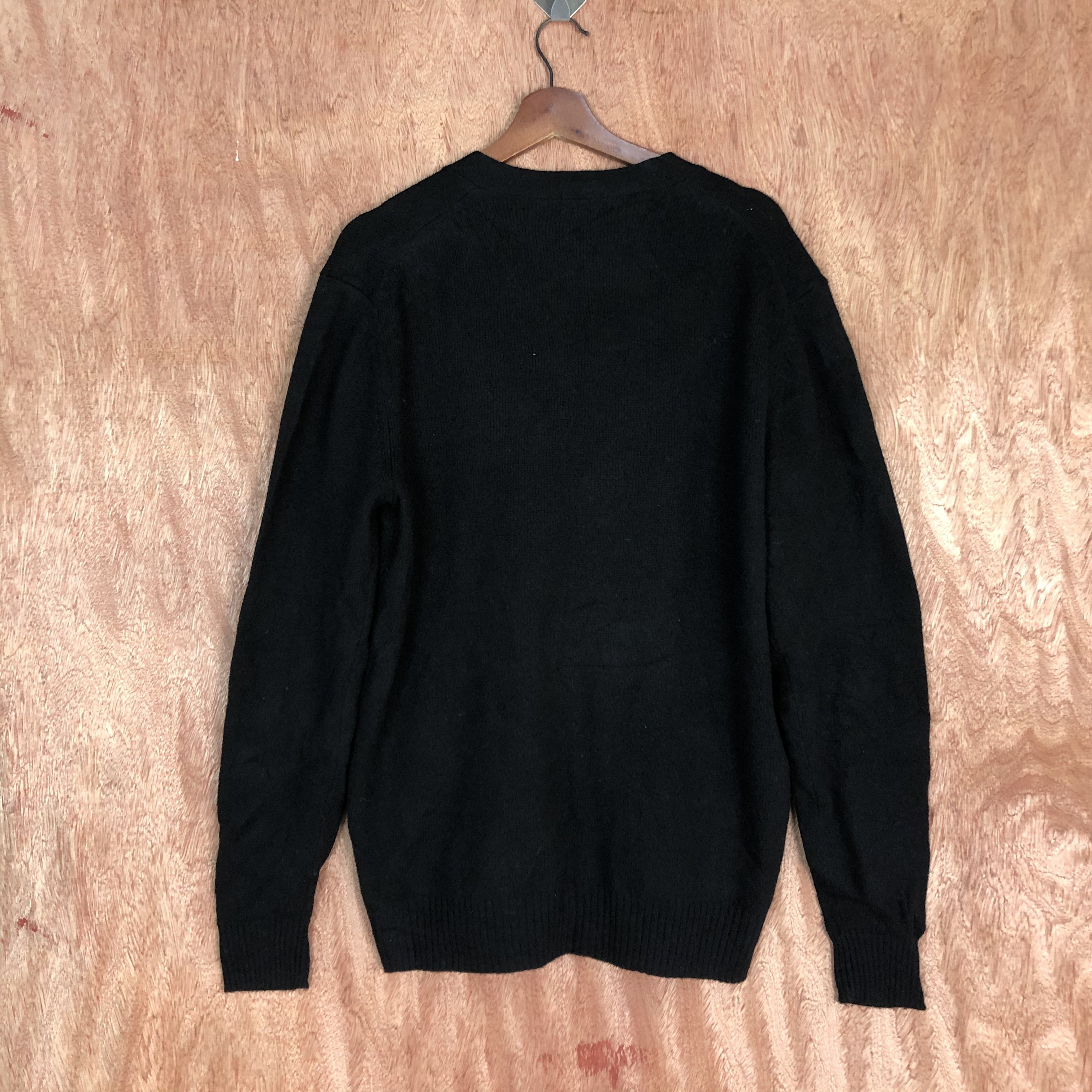 Vintage D Uniqlo Black knitwear japan plain Cardigan #c439 Size US L / EU 52-54 / 3 - 9 Thumbnail