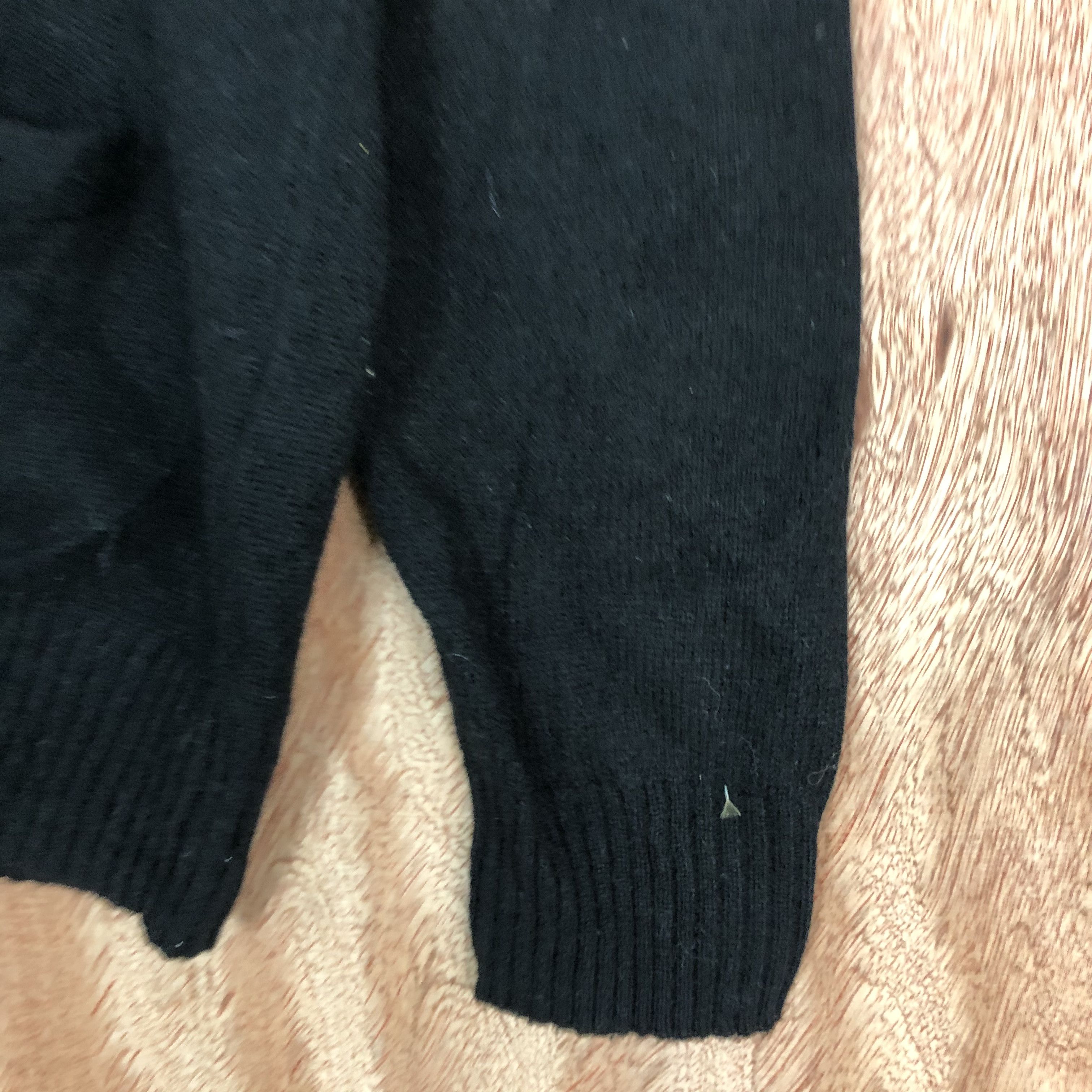 Vintage D Uniqlo Black knitwear japan plain Cardigan #c439 Size US L / EU 52-54 / 3 - 4 Thumbnail