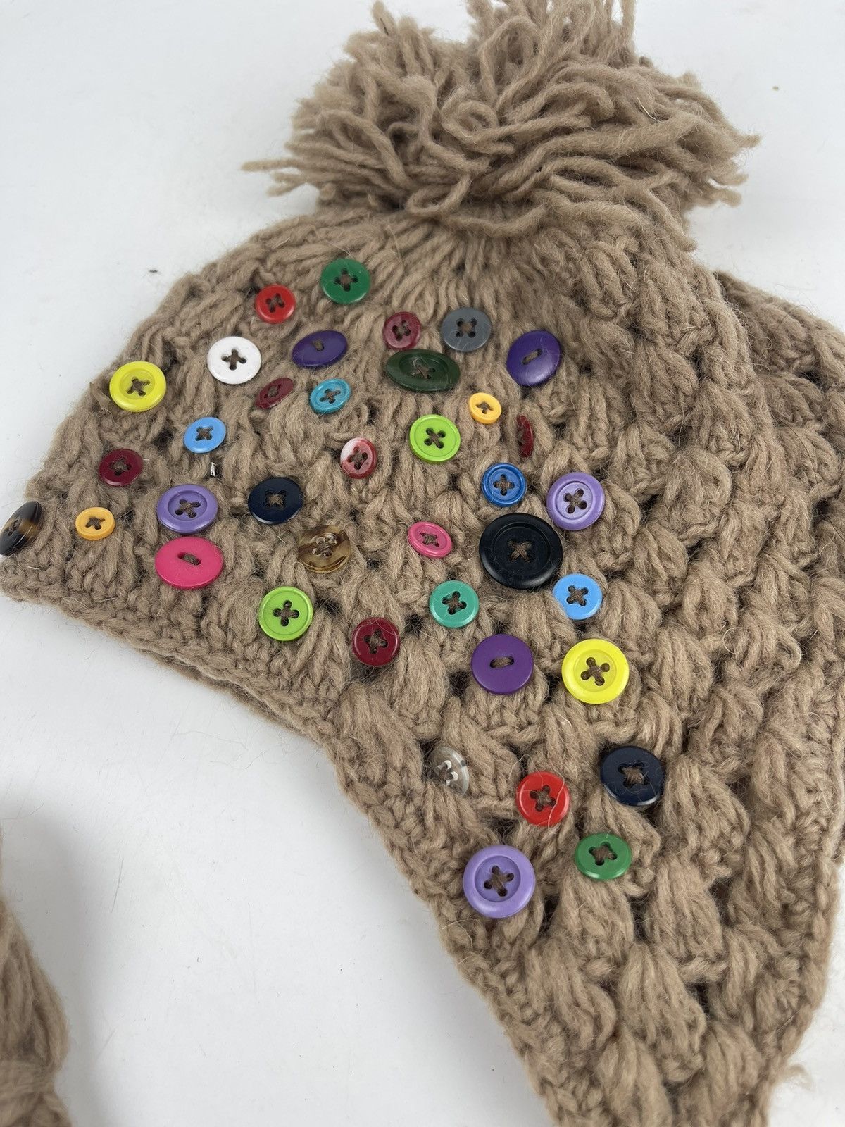 Japanese Brand pure wool beanie hat winter hat tc5 Size ONE SIZE - 4 Thumbnail