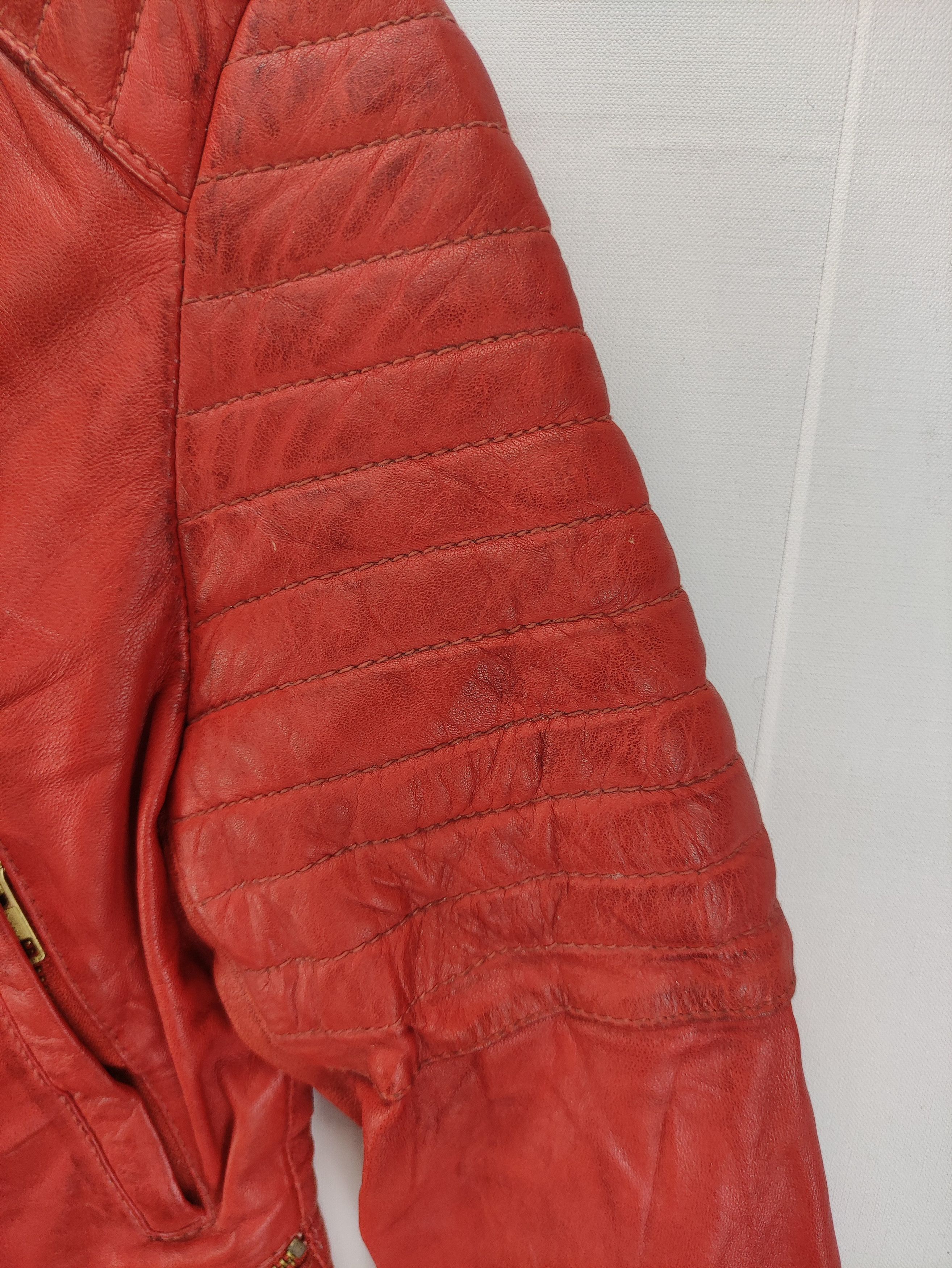 Leather Vintage GG Lady Leather Jacket Zipper Size XS / US 0-2 / IT 36-38 - 3 Thumbnail